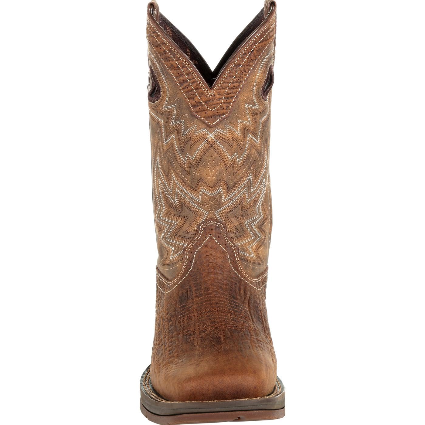 Durango Men's Rebel Western Boot - Genuine Leather Cowboy Boots for Men, Comfortable & Durable Riding Boots - Perfect for Rodeo, Country Music Festivals & Outdoor Adventures
