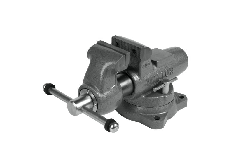 400S Machinist Vise - 4 Inch Jaw Width, 3.5 Inch Throat Depth, 6.5 Inch Jaw Opening - Heavy Duty Metalworking Clamp for Milling, Drilling & Bench Work