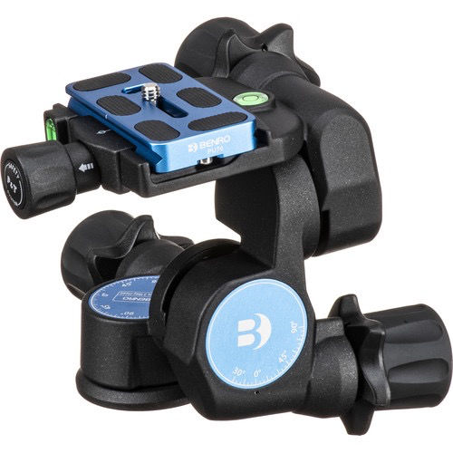 Benro GD3WH Professional Geared Tripod Head for DSLR & Mirrorless Cameras - Perfect for Landscape, Macro & Studio Photography