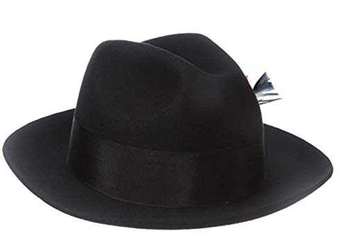 Scala Men's Felt Fedora Hat - Stylish & Comfortable for Outdoor Events
