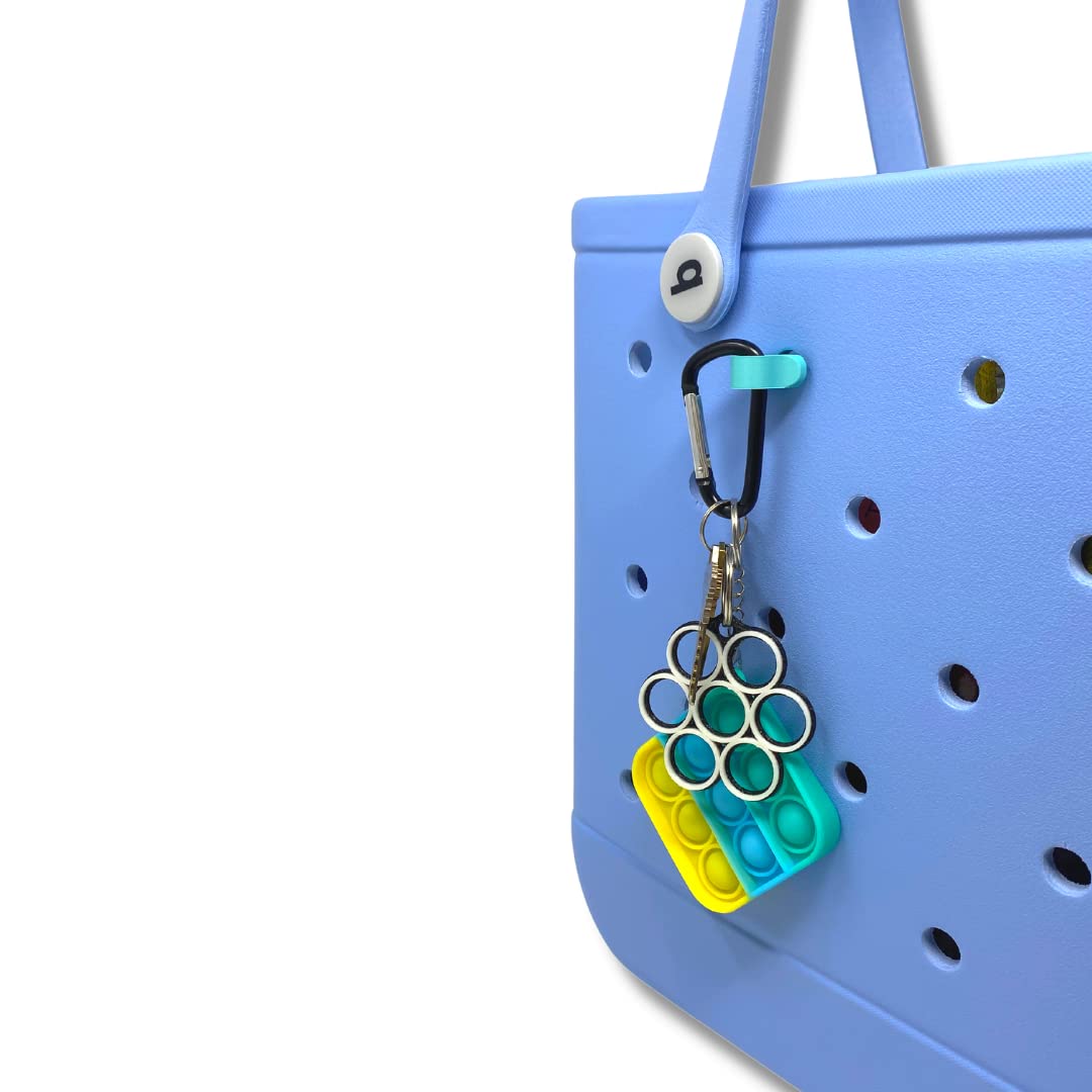 Carabiner Key Holder for Tote Bags - Secure Keys & Valuables - USA Made - Perfect for Travel & Daily Use