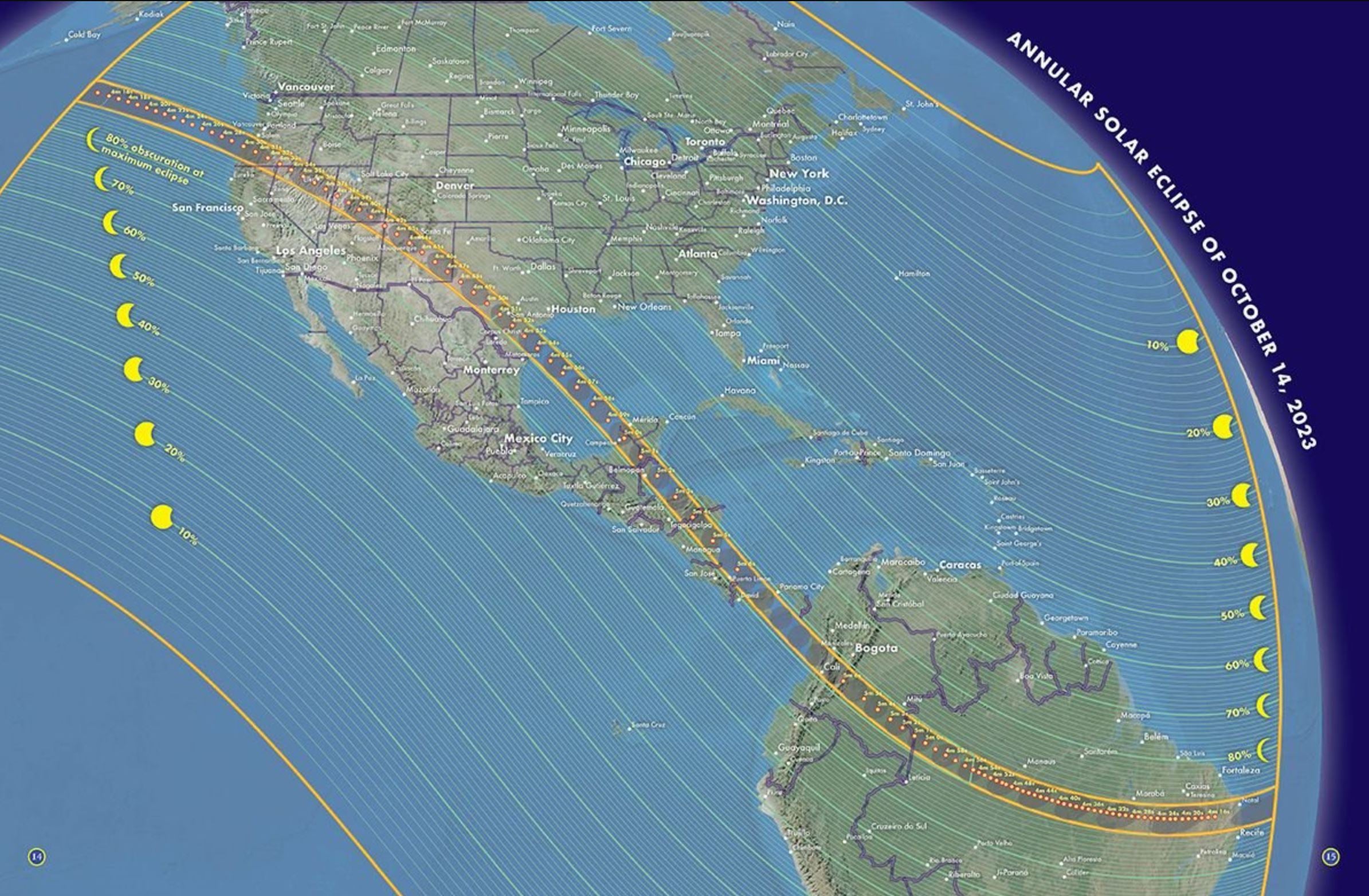 2023 & 2024 Solar Eclipse Field Guide - Complete Viewing Handbook for North America | Astronomy Enthusiasts & Science Educators