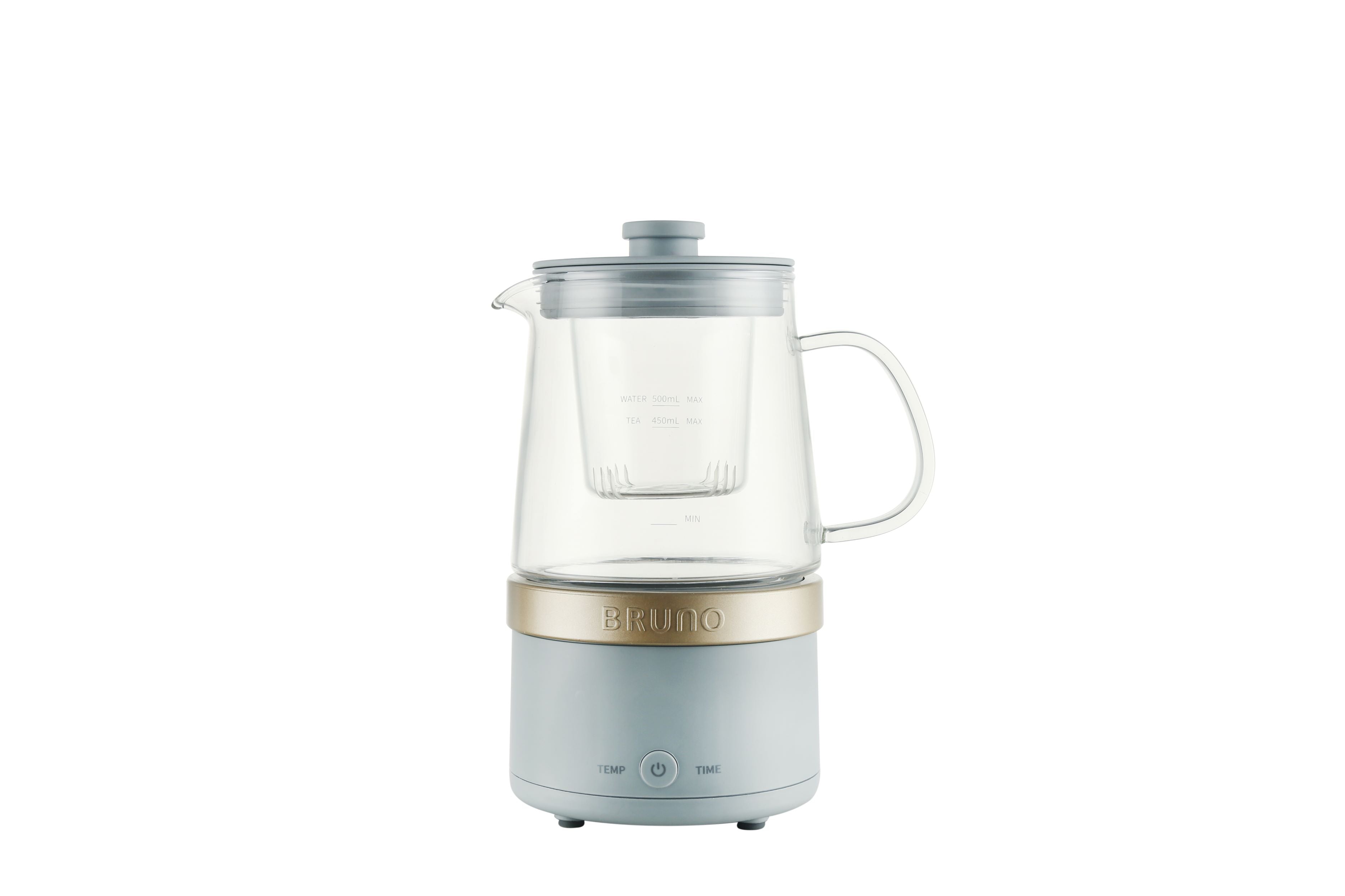BRUNO BOE111 Mini Electric Tea Kettle - Fast Boiling, Auto Shut-Off, Portable for Home, Office, Travel & Dorm Use