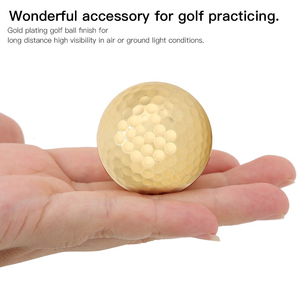 Premium Double Layer Gold Plated Sports Balls - High Resilience Training Balls for Baseball, Basketball & Football Practice | Perfect Gift for Athletes & Coaches | Ideal for Gym, Backyard & Team Training