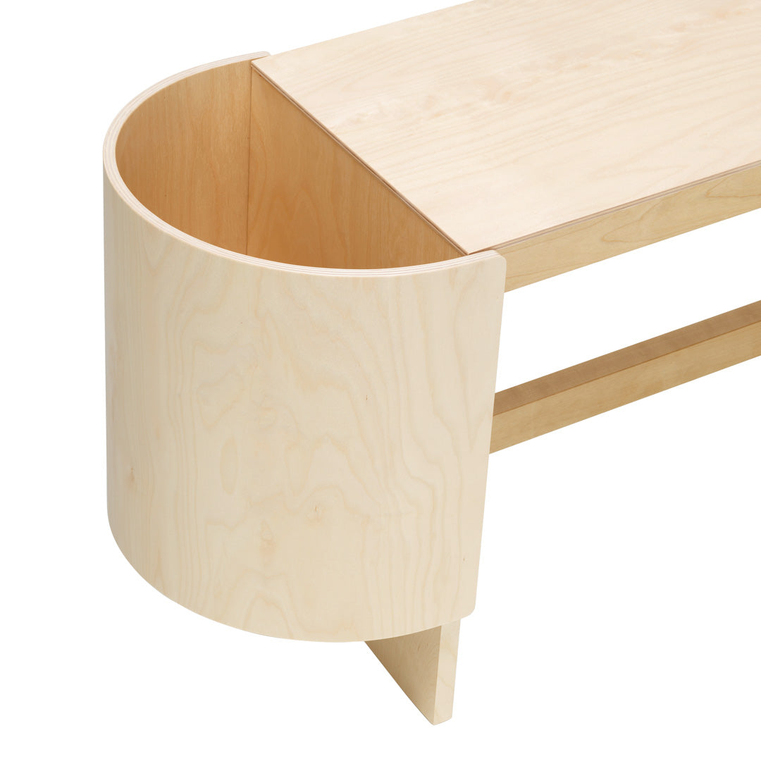 Koichi Futatsumata Kiulu Bench by Artek - Mid-Century Modern Wooden Stool for Living Room, Bedroom & Office Decor