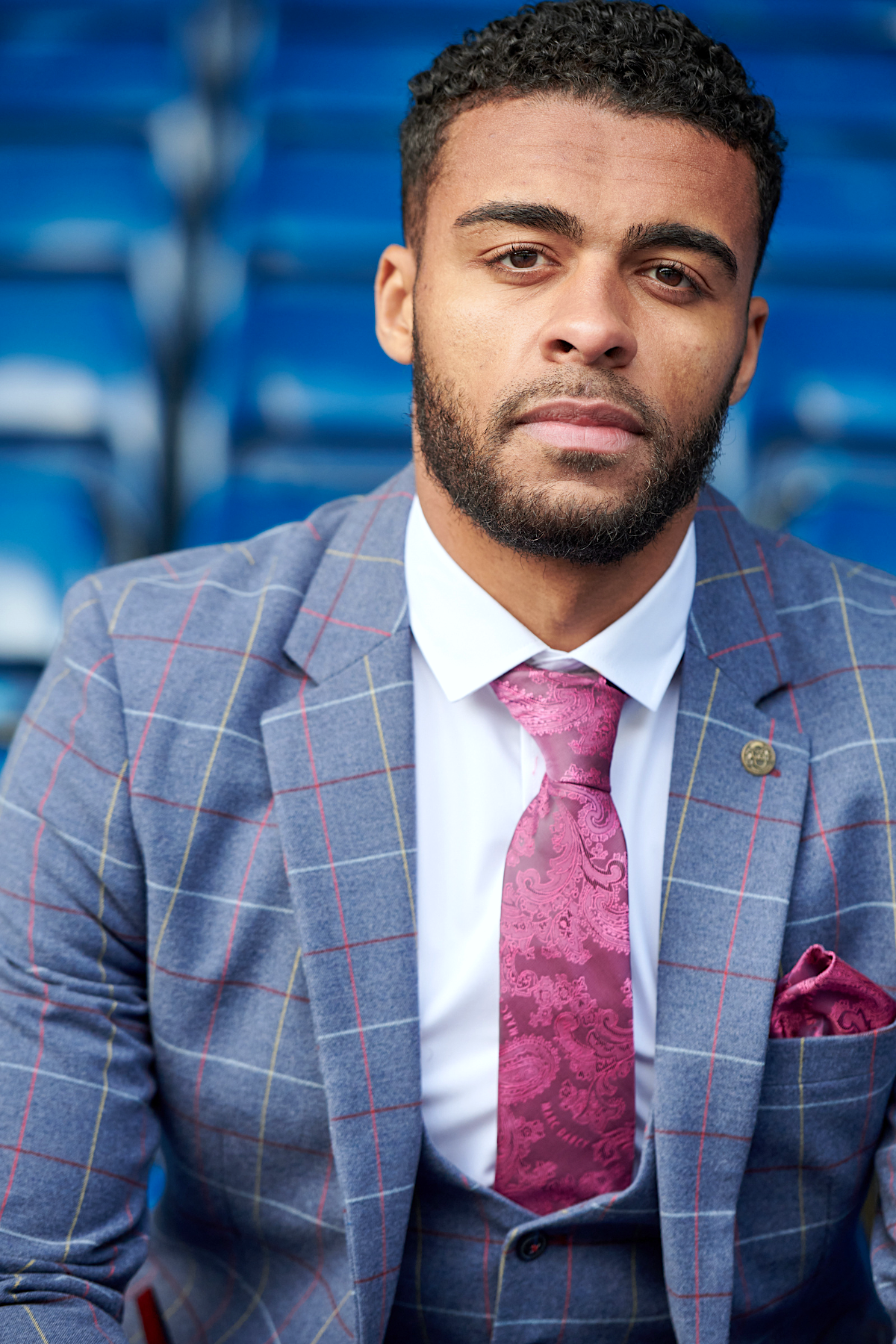 WBA Collection Drake Sky Suit - Premium Men's Business Suit As Worn By Darnell Furlong | Perfect for Office, Weddings & Formal Events