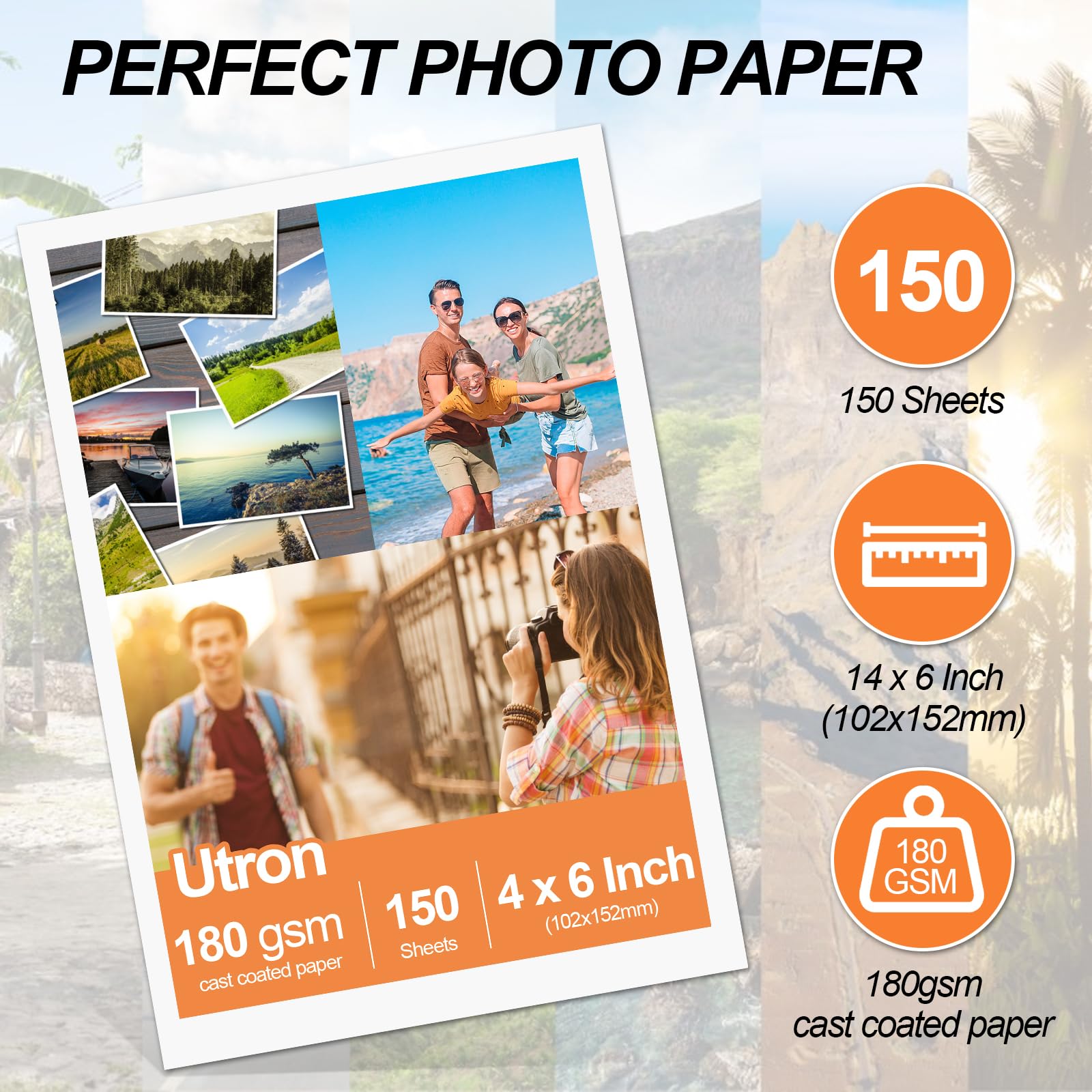 Utron 150 Sheets 4x6