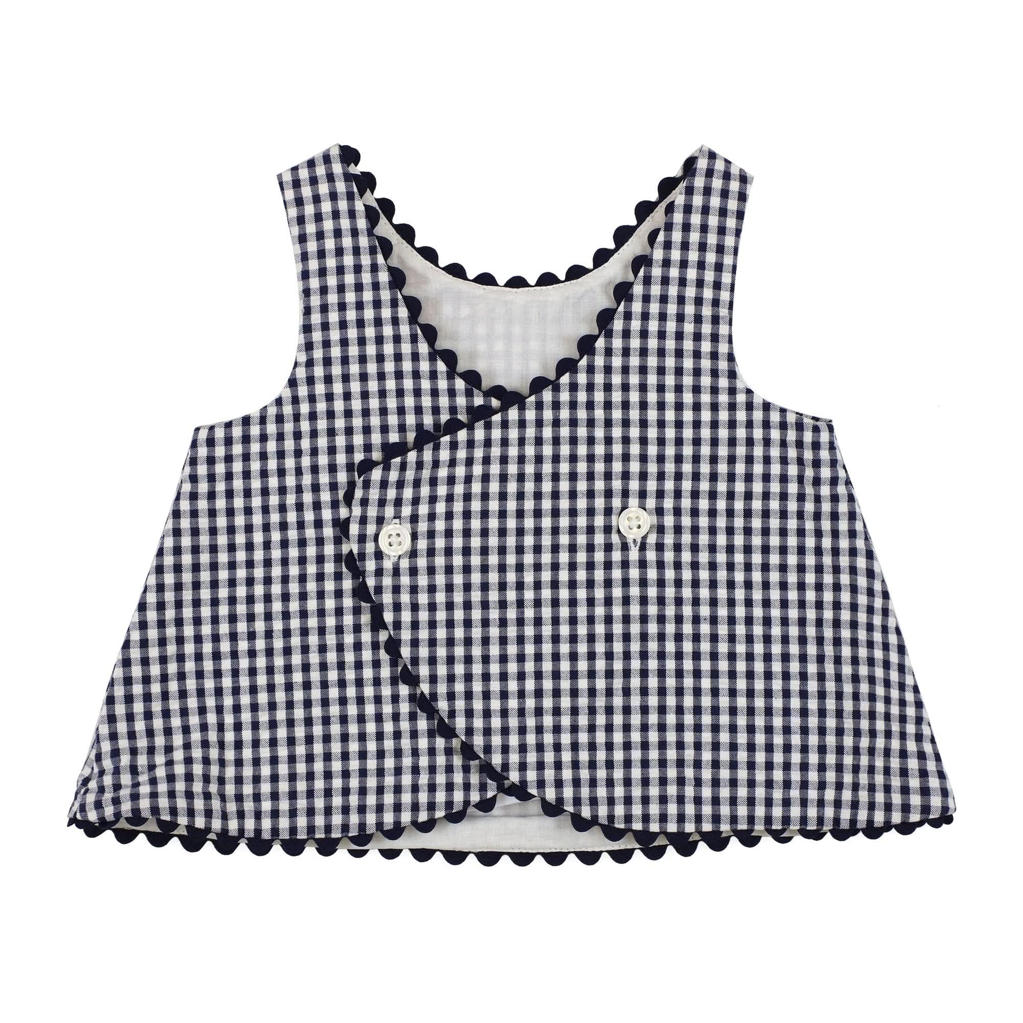 Hope & Henry Baby Girl 2-Piece Layette Set - Flyaway Swing Top & Bloomer Outfit for Newborns, Infants | Perfect for Photoshoots, Special Occasions & Everyday Wear