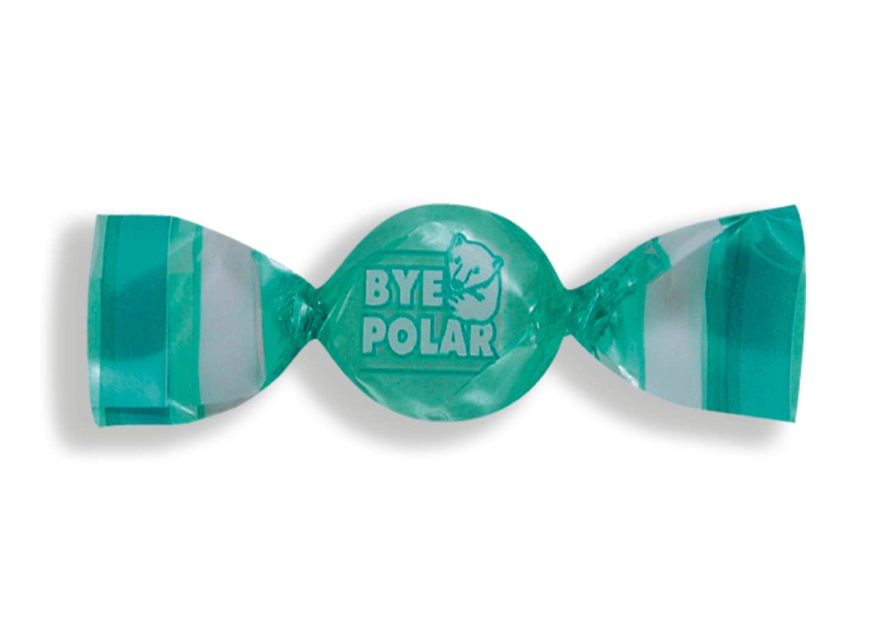 Mangini Bye Polar Mint Mini Hard Candy - 2.2 Lbs Bulk Pack | Refreshing Breath Mints for Office, Travel & After Meals
