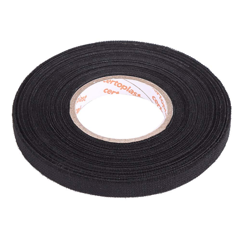 Multipurpose Car Tape - Self-Adhesive Anti-Squeak Felt Tape for Automotive Wiring Harness (32mm x 15m) | Perfect for Noise Reduction, Wire Protection & DIY Car Accessories