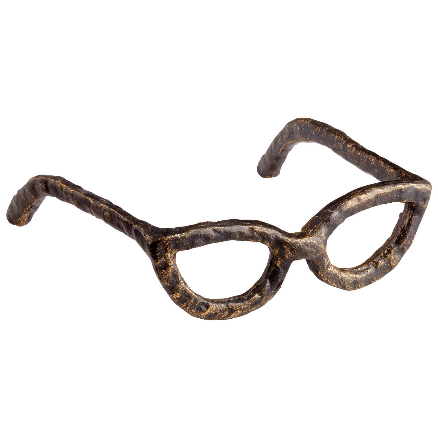 Cyan Design 09279 Cat Eyes Sculpture - Old World Style Small Home Decor for Living Room, Bookshelf, or Office Desk