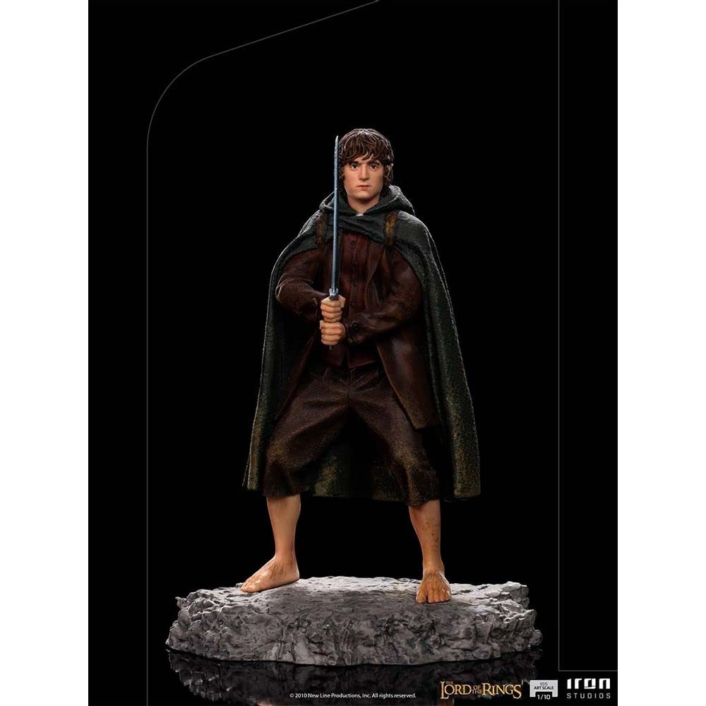 Iron Studios 1:10 Scale Frodo Baggins Statue - The Lord of The Rings BDS Art Collectible - Perfect for Home Decor, Office Display, and Movie Memorabilia Collections