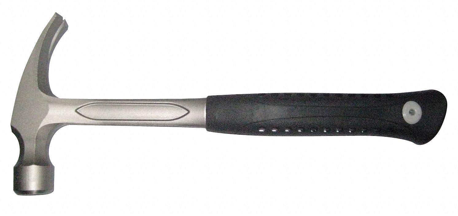 Westward 6DWH1 20 Oz Rip-Claw Hammer - Steel Smooth Face Hammer for Carpentry, Woodworking & DIY Home Projects - Perfect for Framing, Demolition & General Construction Work