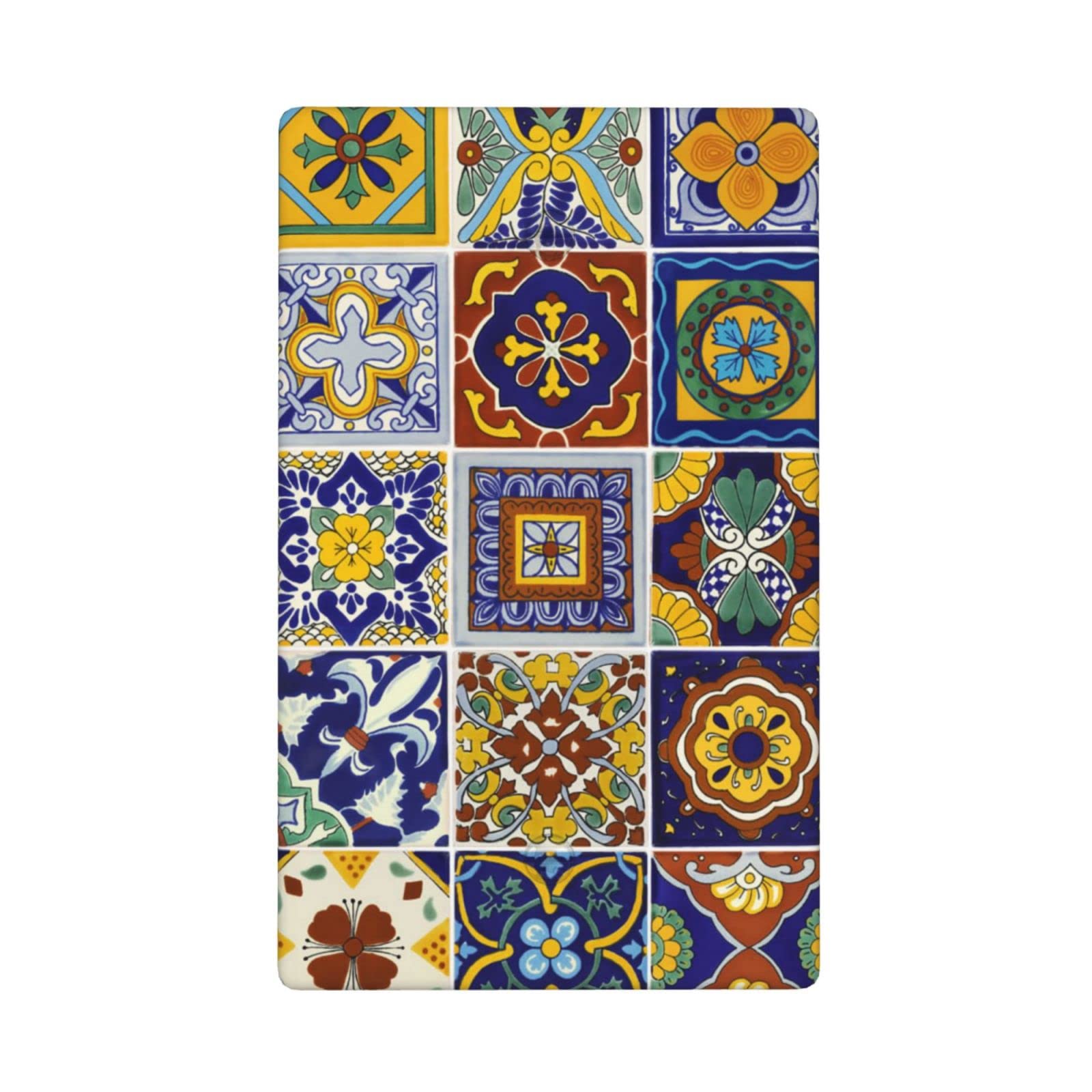 Mexican Style Decorative Wall Plate Cover for Unused Light Switches & Outlets - 4.5