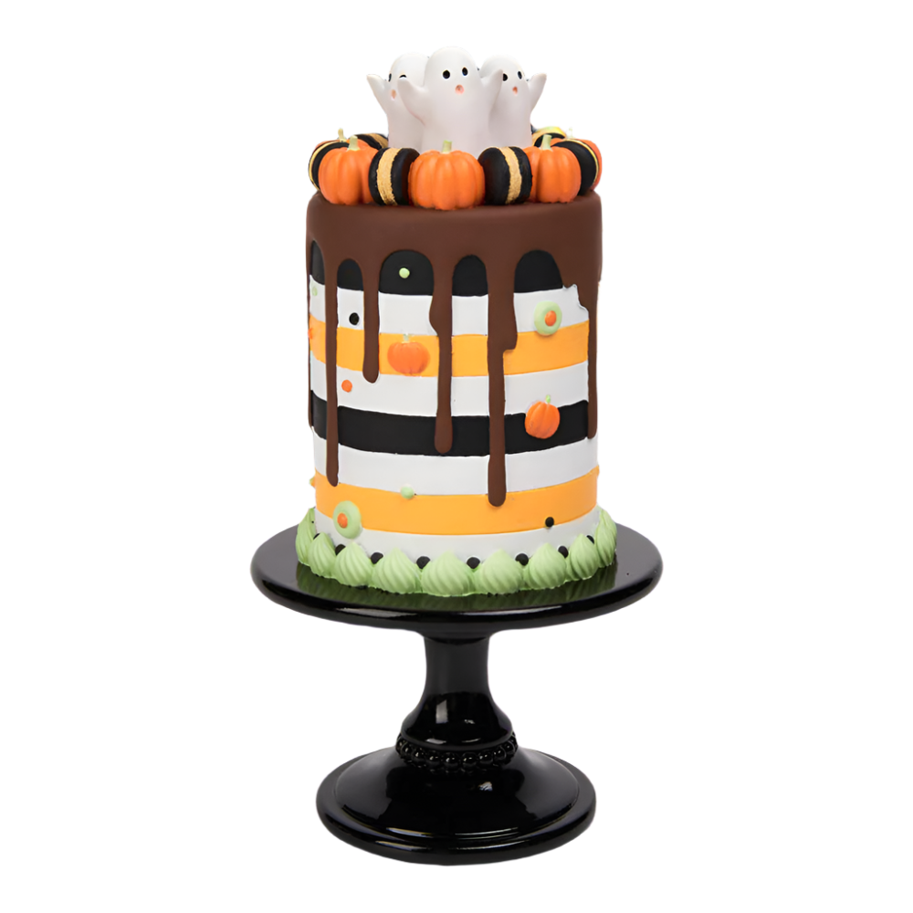 15.5 Inch Halloween Drip Cake Decorating Kit - Spooky Cake Topper Set for Halloween Party Desserts - 2024 New Collection by December Diamonds - Perfect for Birthday Cakes, Cupcakes & Holiday Baking