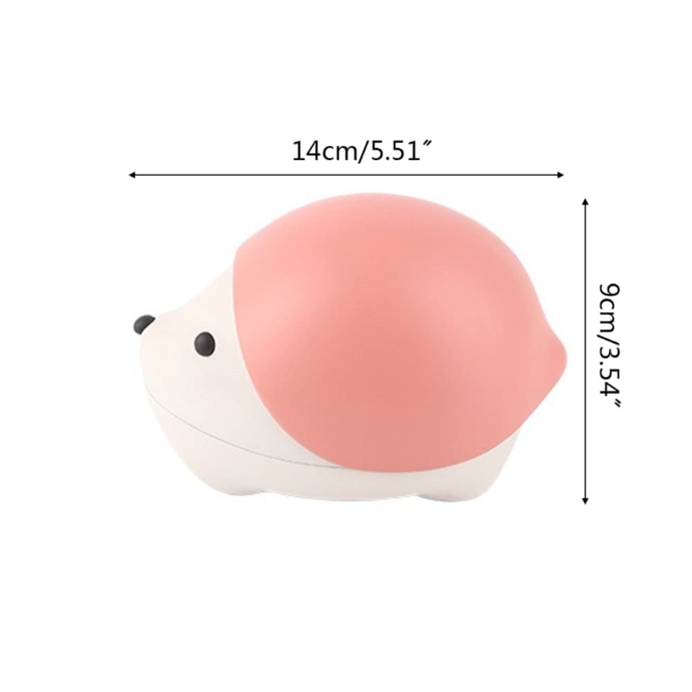 Magnetic Hedgehog Paper Clip Holder - Cute Office Desk Organizer with Strong Magnet for Paperclips, Pins & Notes - Perfect for Home, Office & School Organization (Blue)