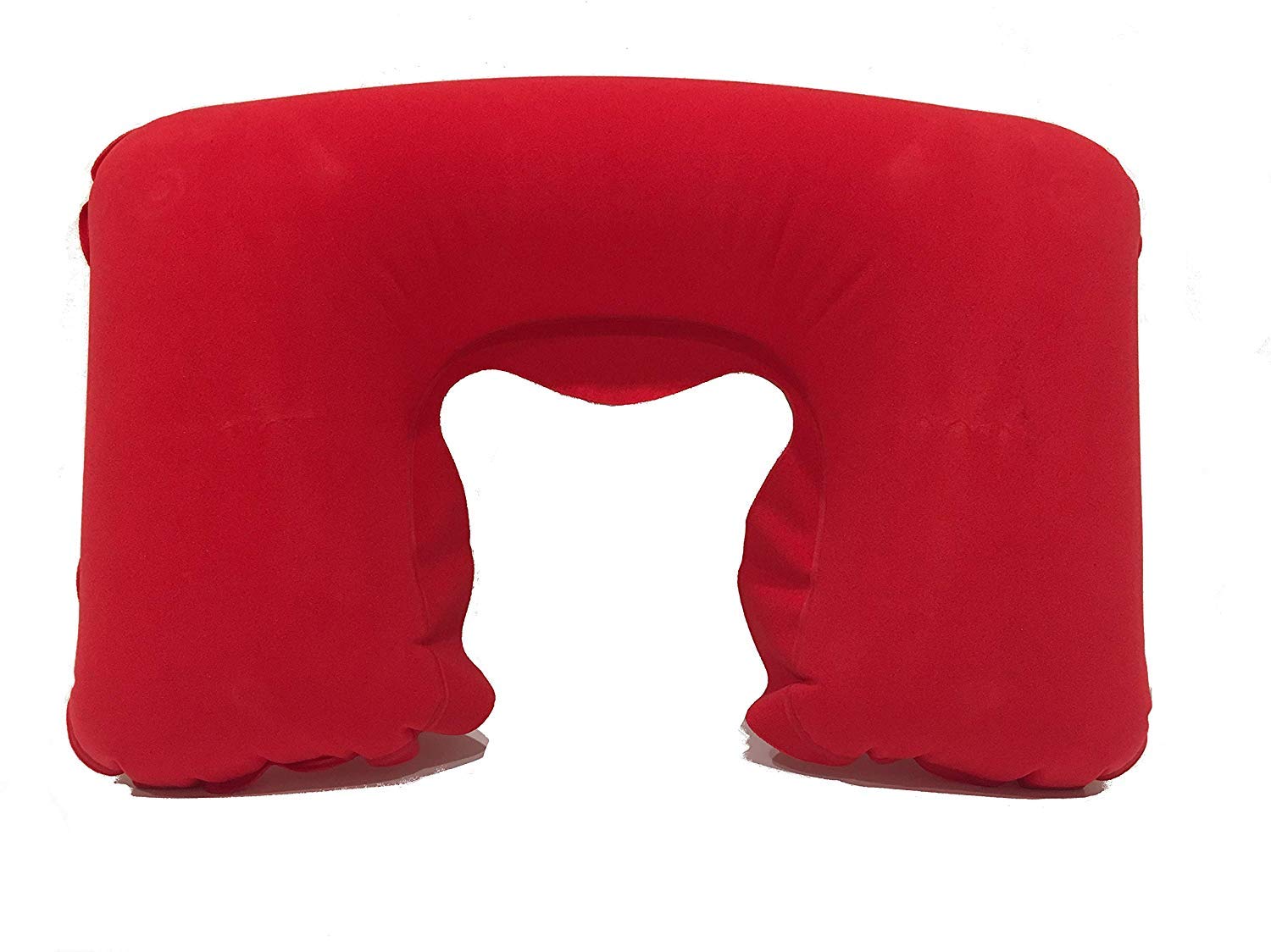 IRIS Inflatable Travel Neck Pillow - U-Shaped Portable Air Pillow for Head & Neck Support - Perfect for Airplane, Car, Train & Bus Travel - Compact 14 x 9 x 4 Inch Size - Great for Long Flights, Road Trips & Commuting