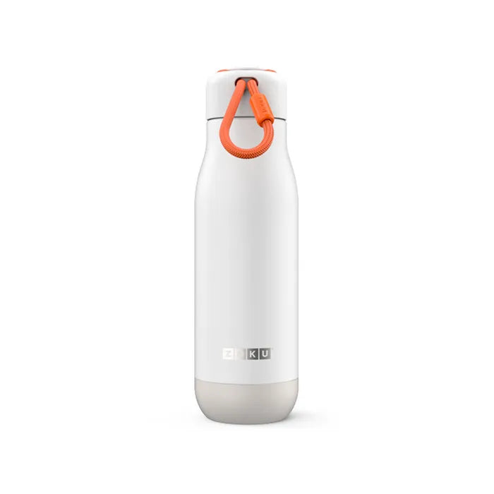 Zoku 500ml Stainless Steel Water Bottle - Insulated, Leak Proof, BPA Free - Perfect for Gym, Hiking & Outdoor Activities