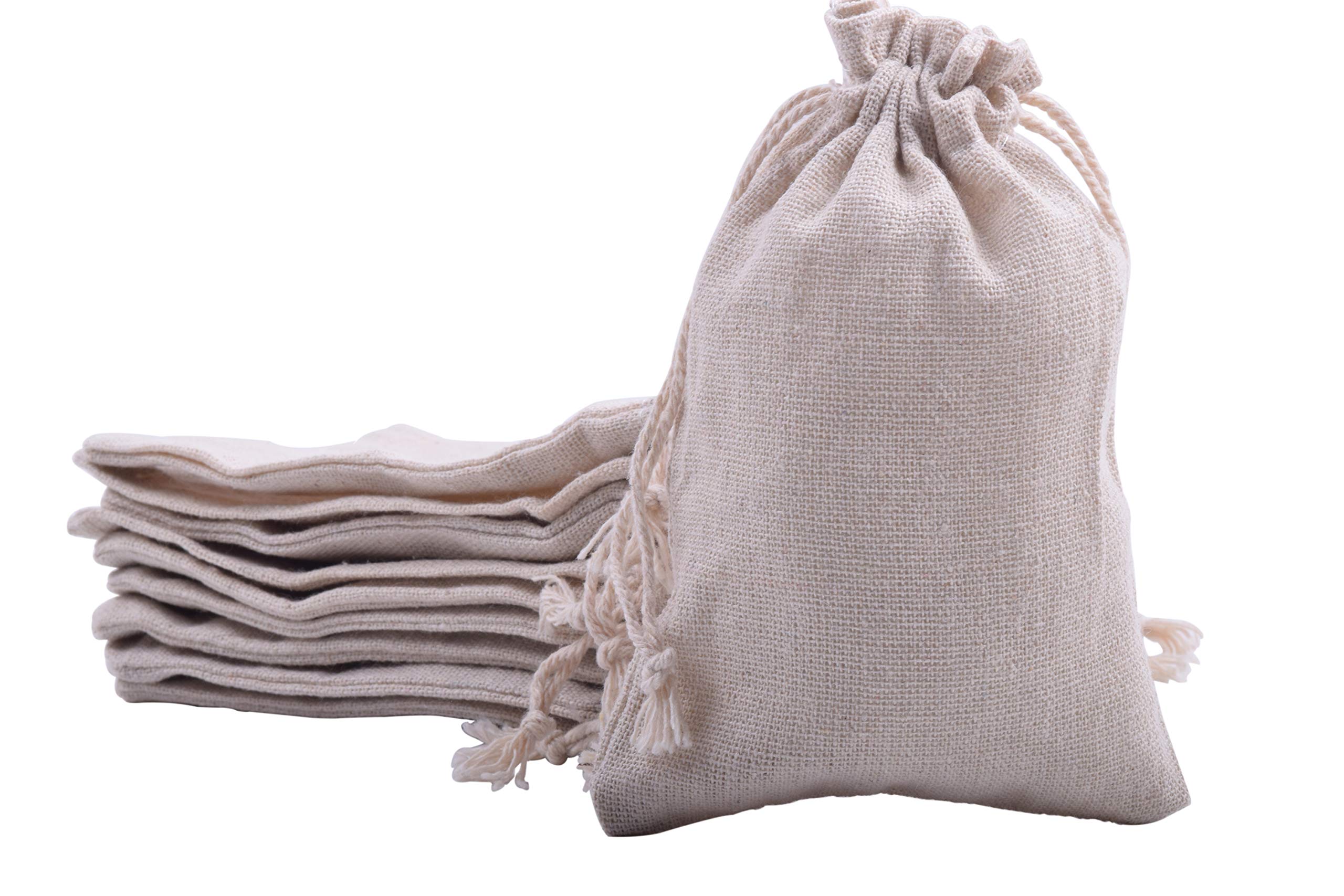 VIAMTO 50pcs 4.0''x5.6'' Cotton Drawstring Gift Bags with Dolphin Patterns - Jewelry Pouches for Wedding Favors, Christmas Party, Birthday Giveaways - Perfect for Party Favors, Bridesmaid Gifts & Event Giveaways
