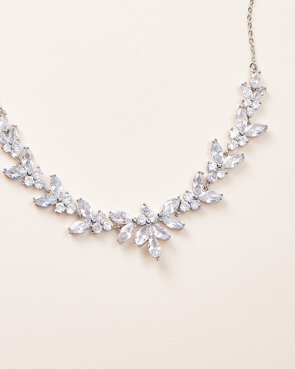 Adina CZ Necklace for Women - Elegant Cubic Zirconia Pendant Jewelry - Perfect for Parties, Weddings & Everyday Wear