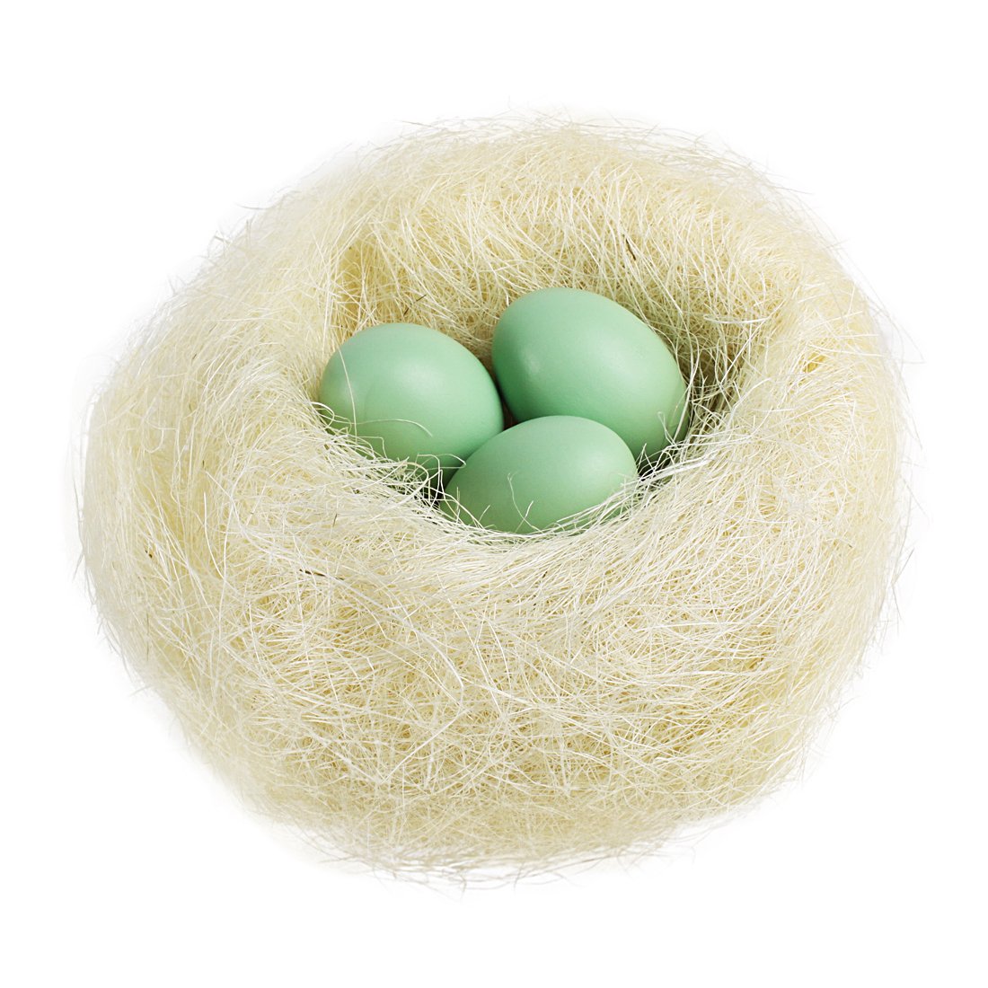 Andux 6-Pack Wooden Easter Eggs for DIY Painting - Easter & Christmas Decorations - Perfect for Holiday Crafts, Home Decor, and Party Favors - MZJJD-01