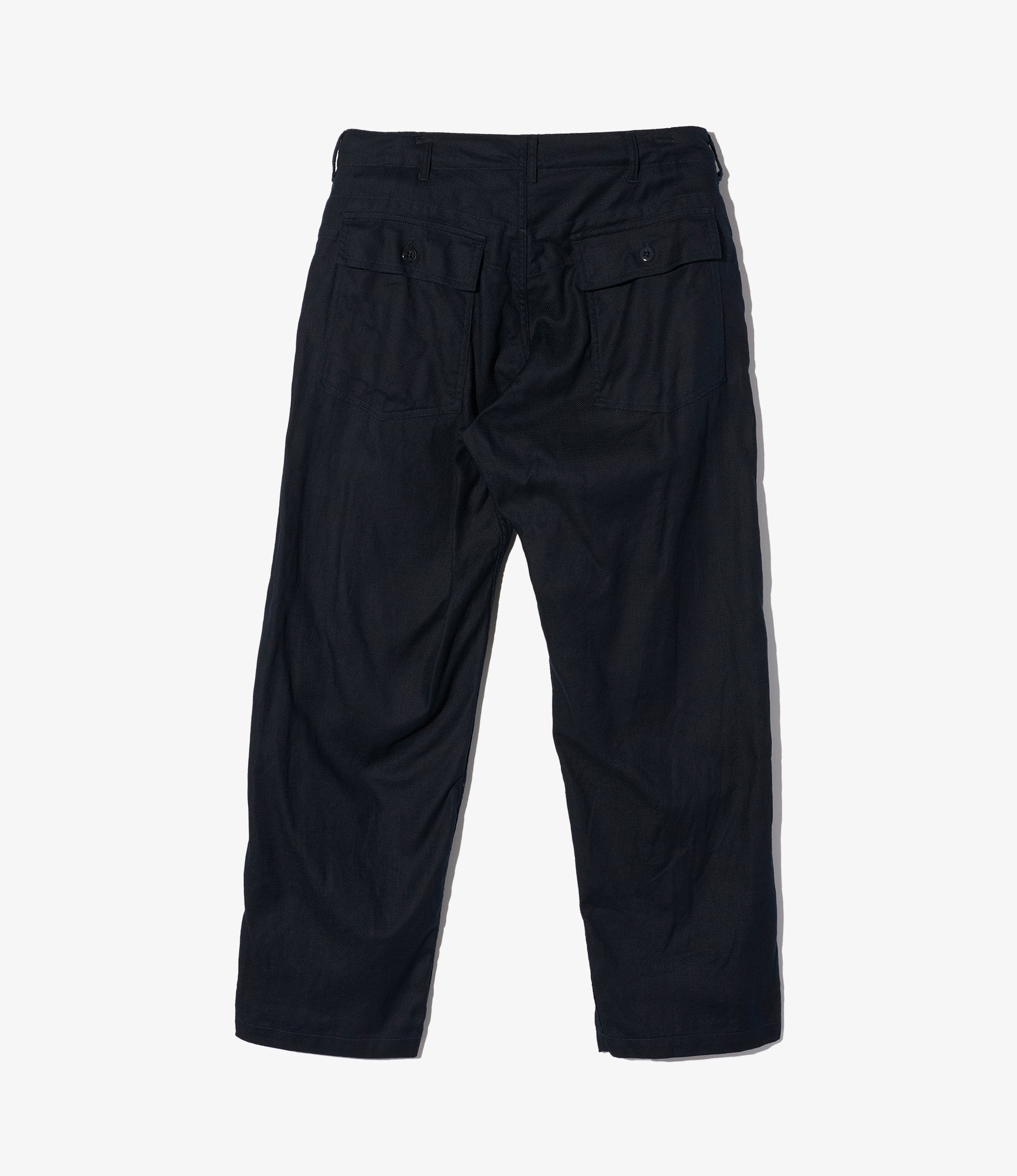 Men's Comfortable Fatigue Pants - Dark Navy Cotton Linen Blend Java Cloth for Casual Wear & Outdoor Activities