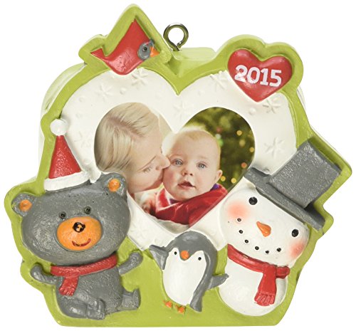 Hallmark Recordable Christmas Tree Ornament with Photo Frame - Personalized Keepsake for Holiday Memories, Family Gifts & Christmas Decorations - Perfect for Tree Decor, Gift Giving & Cherished Moments