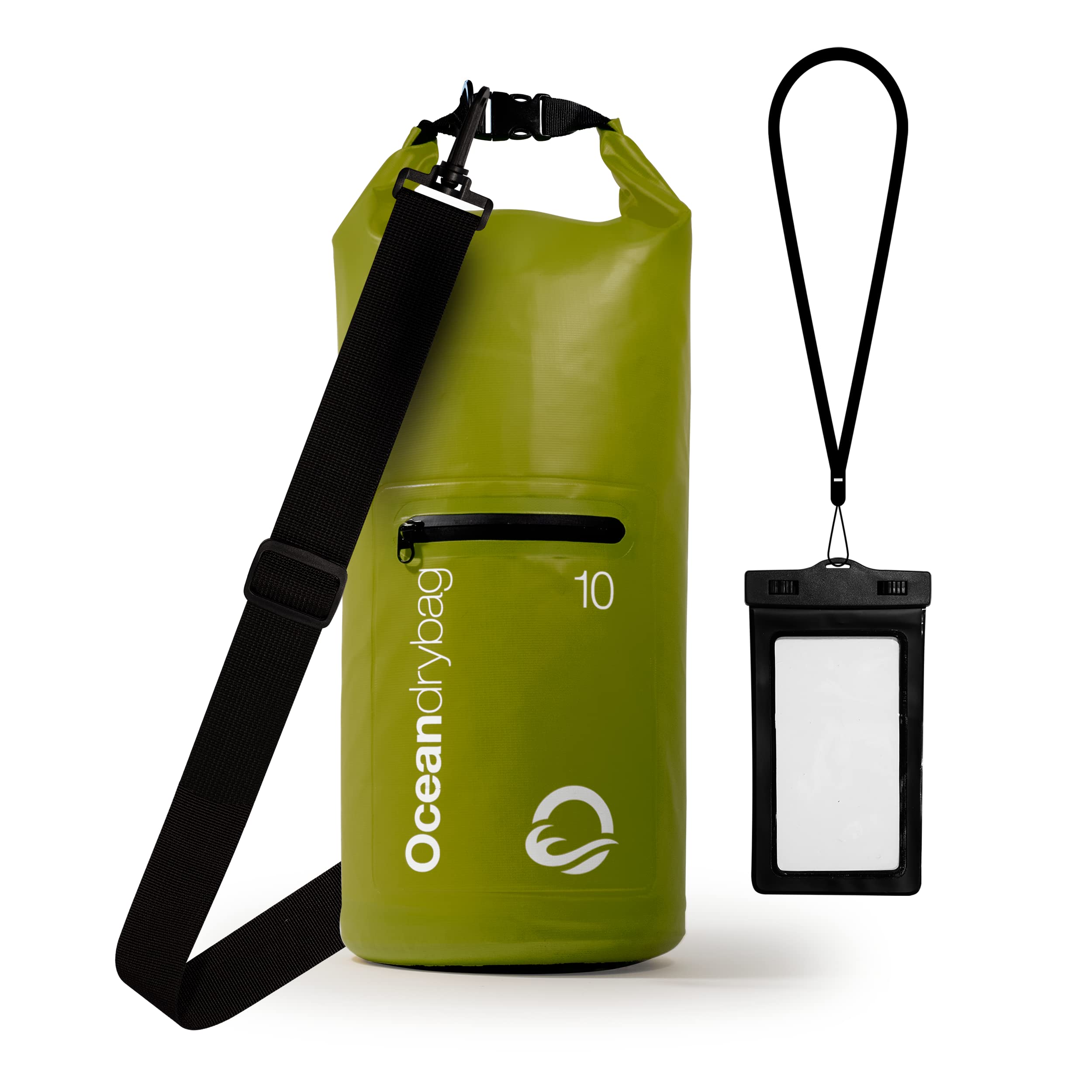 Premium Waterproof Dry Bags 10L 20L 40L - Lightweight Floating Backpack for Kayaking, Boating, Scuba Diving, Rafting, Paddleboarding & Canoeing - Includes Free Phone Case - Perfect for Beach Trips, Water Sports & Outdoor Adventures
