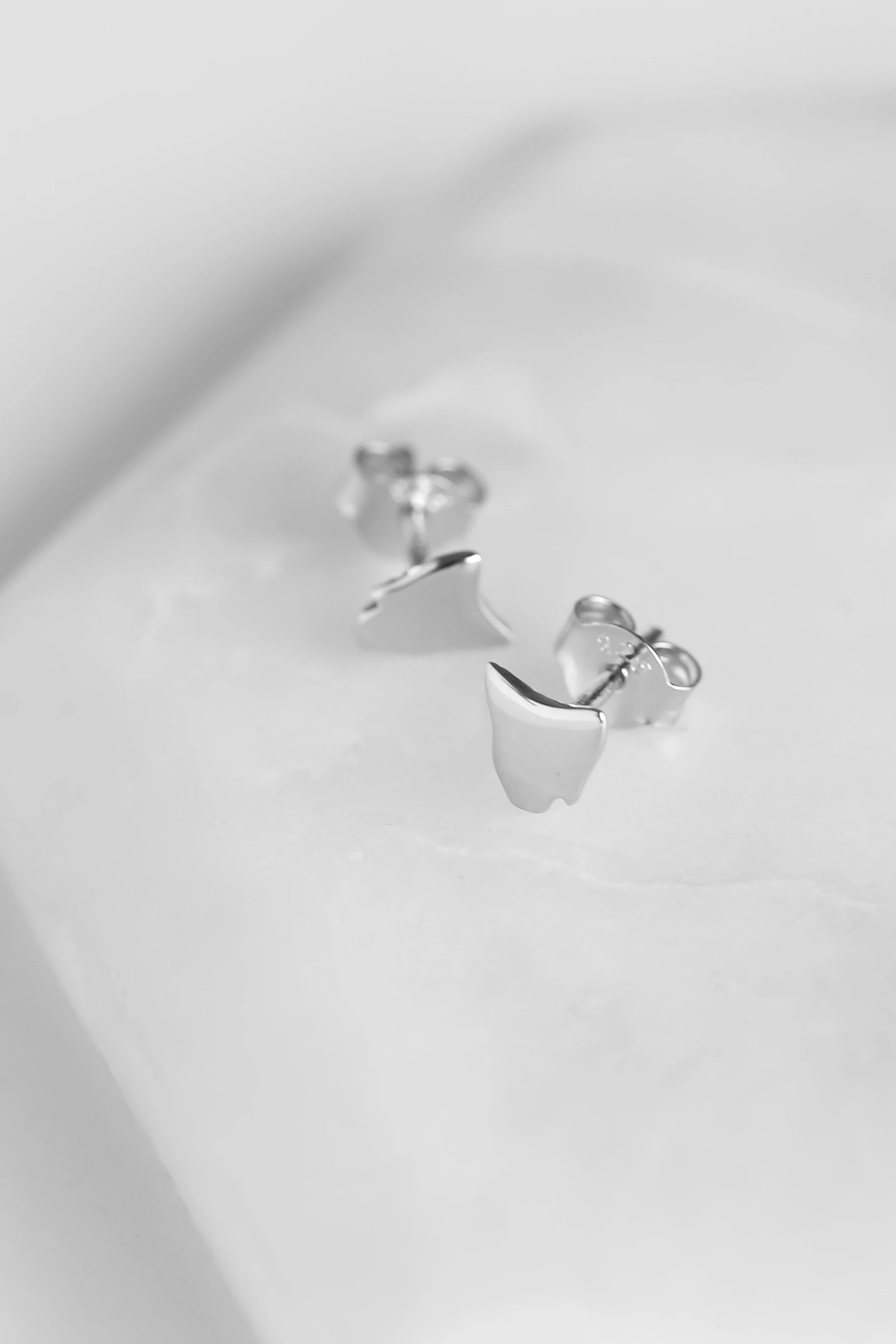 Original Tasmania Stud Earrings - Handmade Silver Studs for Women, Minimalist Jewelry Gift for Her - Perfect for Everyday Wear, Parties & Special Occasions