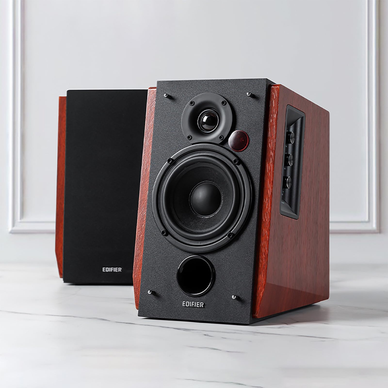 Edifier R1700BTs Active Bluetooth Bookshelf Speakers - 2.0 Wireless Studio Monitor Speakers with Subwoofer Line Out, 66W RMS Power - Perfect for Home Audio, Gaming & Music Listening