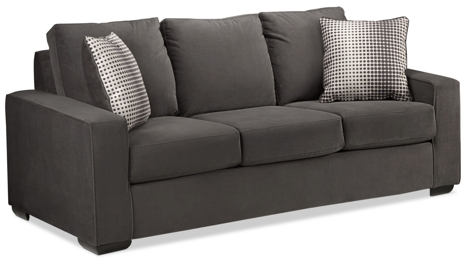 Ciara Sofa in Ash - Modern Comfort for Living Room, Lounge & Office - Durable & Stylish Upholstered Furniture