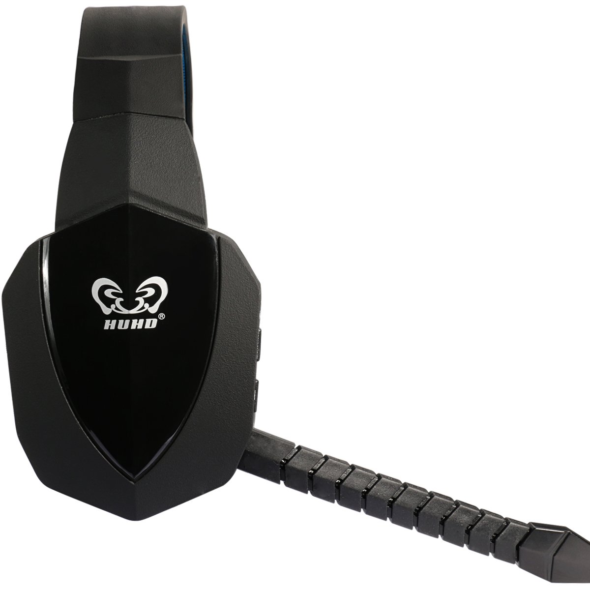 Wireless Optical USB Gaming Headset for PS4, PS3, Xbox 360, PC - Over-Ear Comfortable Headphones with Noise Cancellation for Xbox One (Black) - Perfect for Competitive Gaming & Long Gaming Sessions