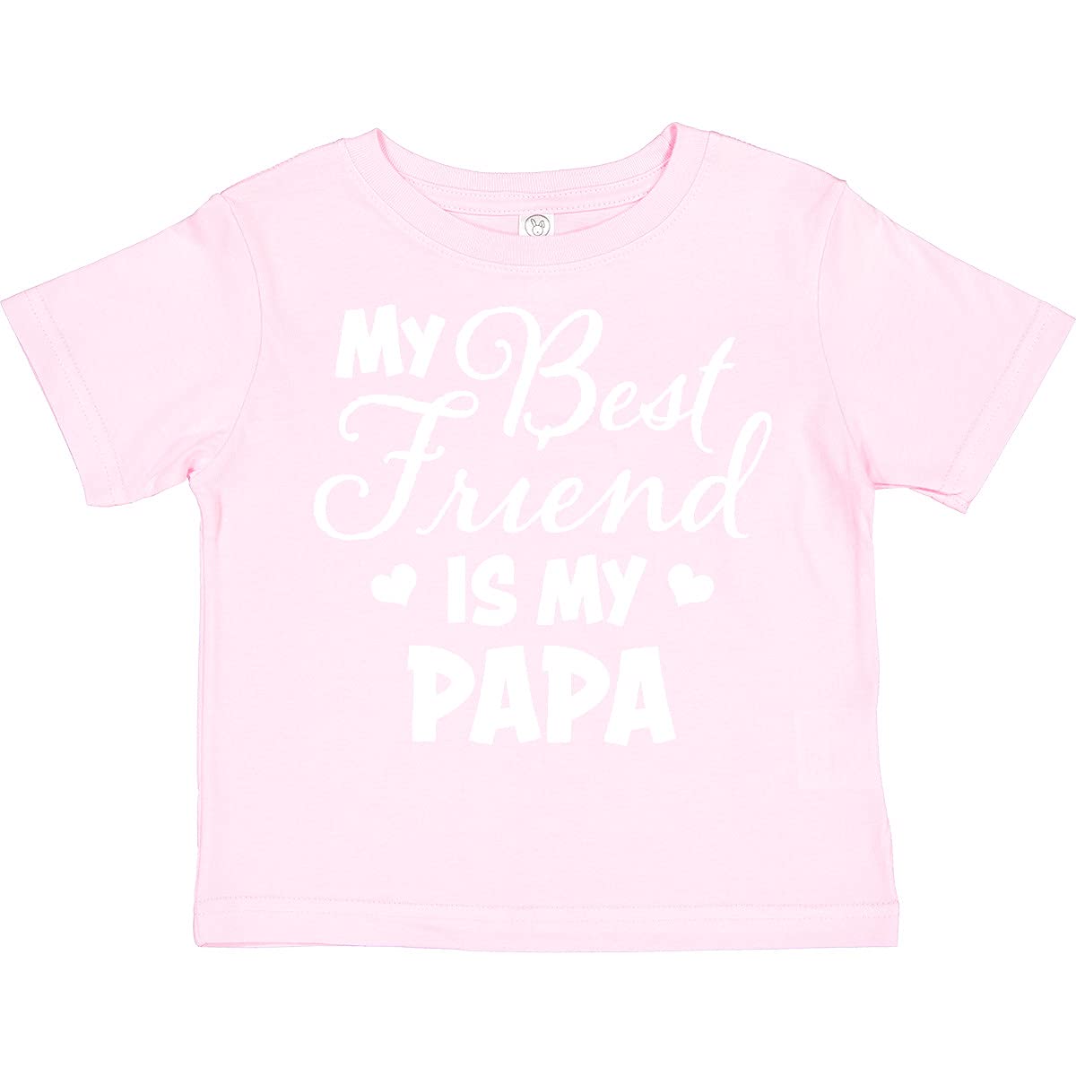 My Best Friend is My Papa with Hearts Toddler T-Shirt - Perfect for Father's Day, Birthday Gifts, and Family Outings