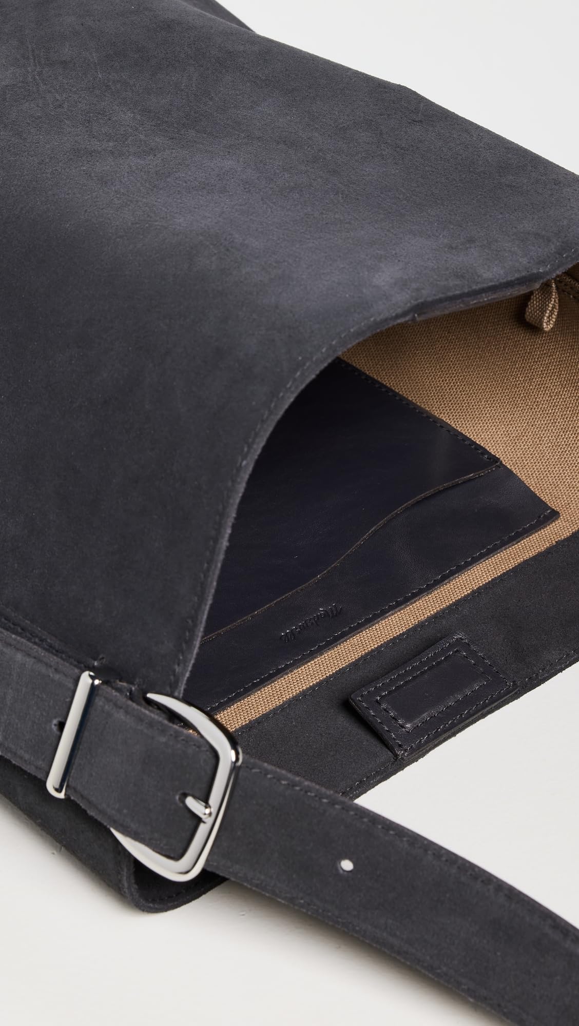 Madewell Women's Essentials Bucket Tote Bag - Genuine Suede Leather Handbag for Work, Travel & Everyday Use | Stylish & Durable Shoulder Bag for Women