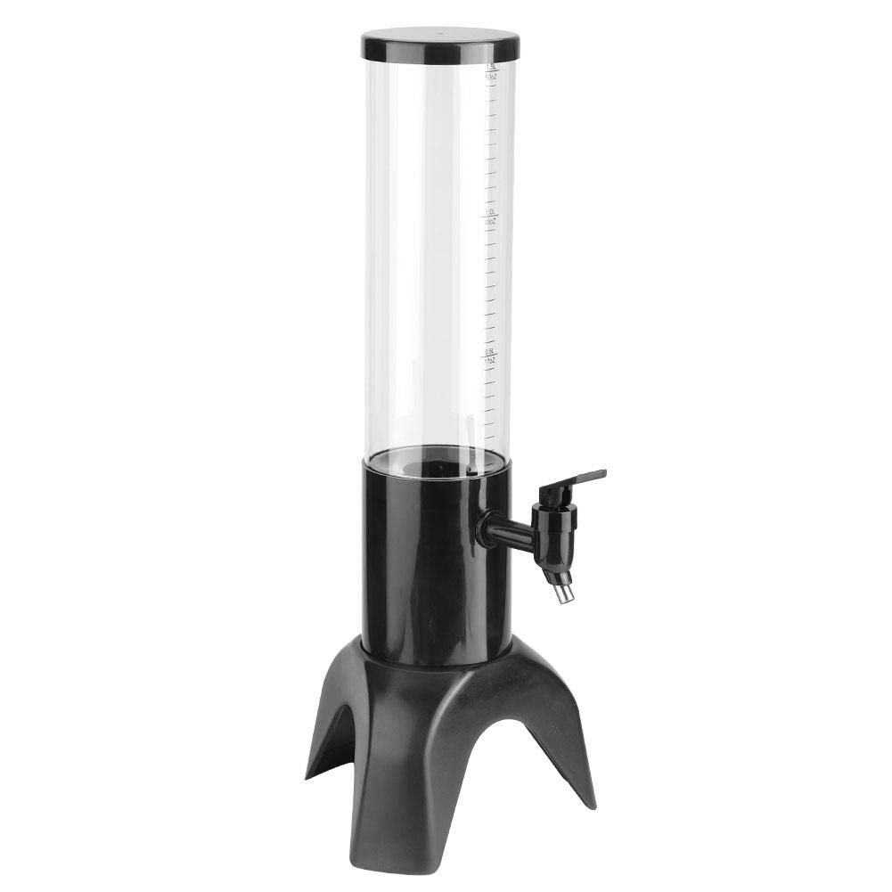 Premium Beer Dispenser Tower - Clear Glass Beverage Dispenser for Bar, Party & Kitchen | Perfect for Home Brewing, Outdoor BBQs & Entertaining Guests