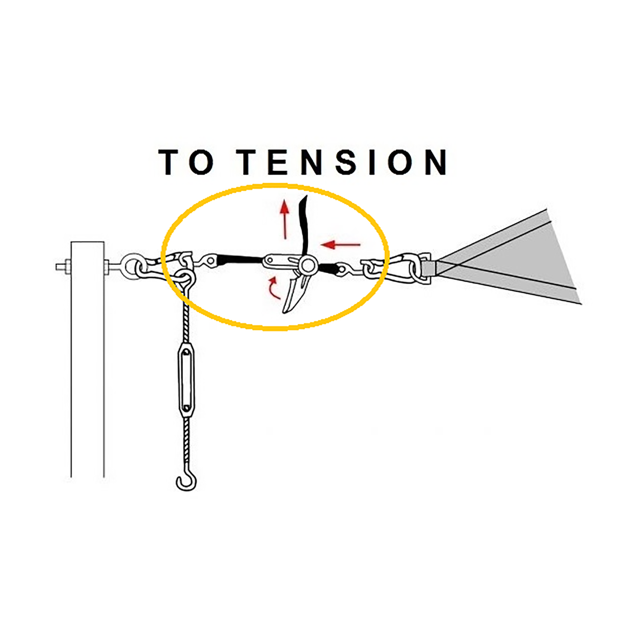 Al Fresco Strap Tensioner - Adjustable Outdoor Furniture Straps for Patio Chairs, Hammocks & Sun Loungers | Weather-Resistant & Durable Design