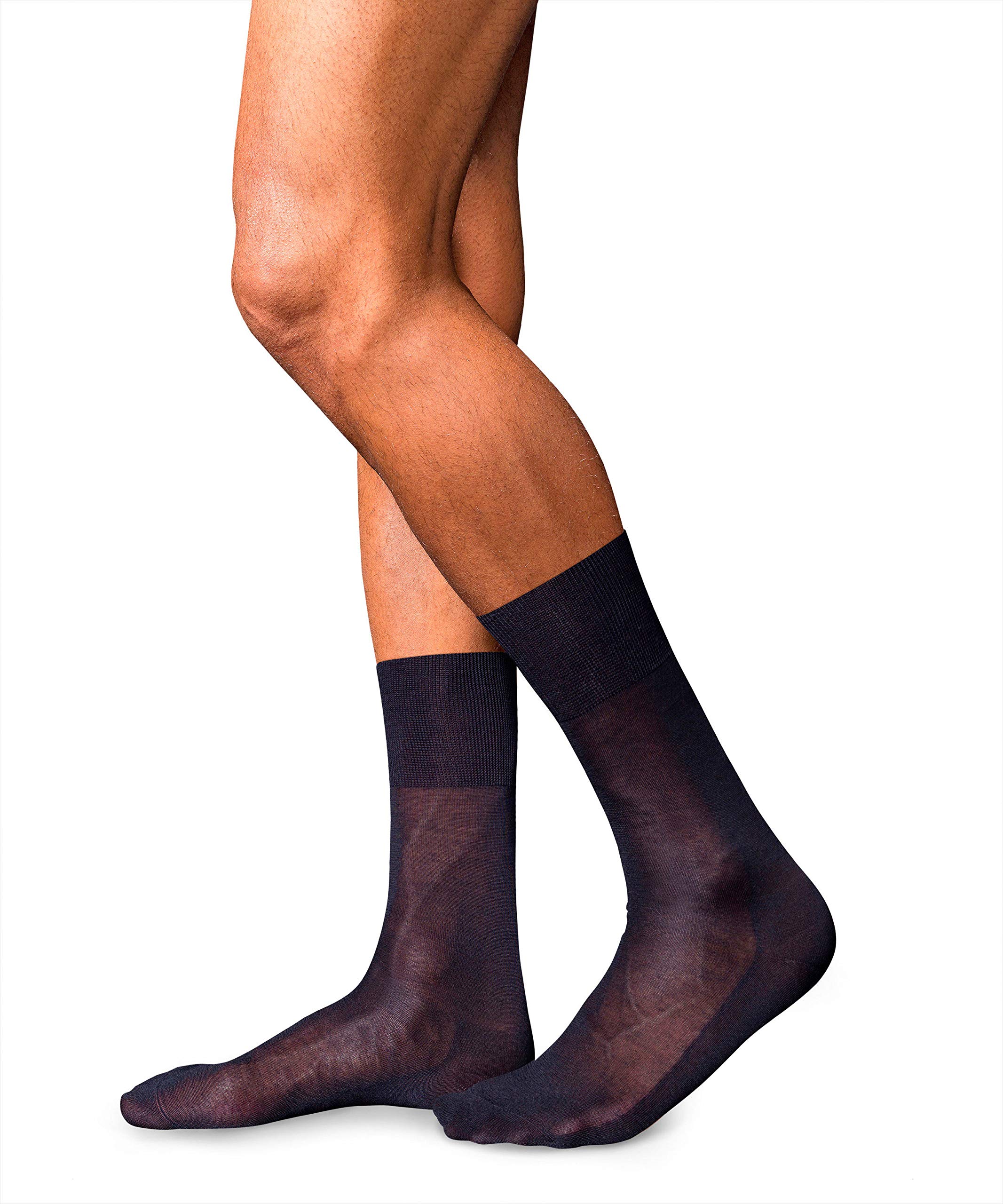 FALKE Men's No. 4 Silk Luxury Dress Socks - Premium Formal Socks for Business & Wedding - 1 Pair - Perfect for Office, Special Occasions & Gifts