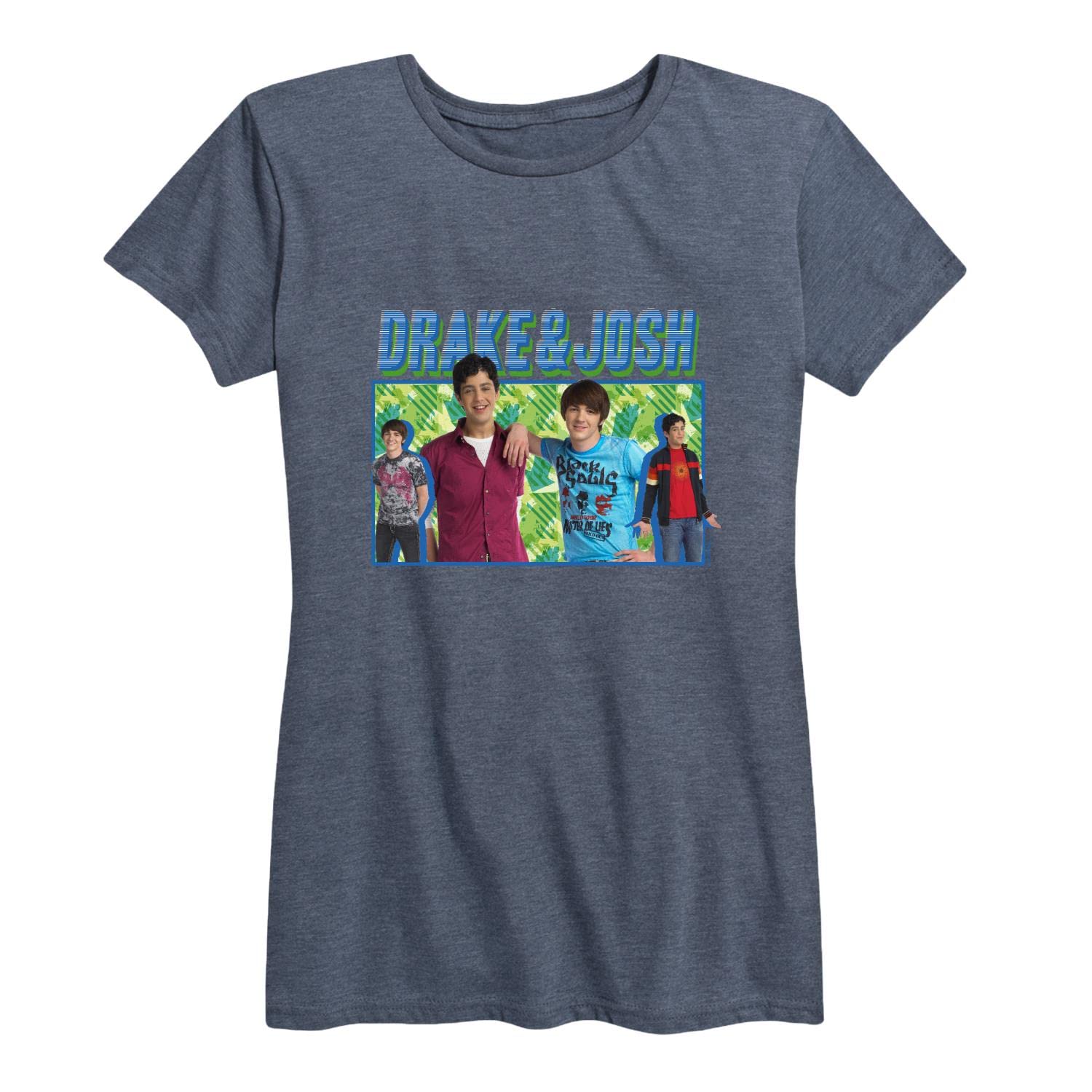 Drake and Josh Women's Short Sleeve Graphic T-Shirt - Vintage TV Show Tee - Soft Cotton Casual Top for Fans, Streetwear, and Everyday Wear