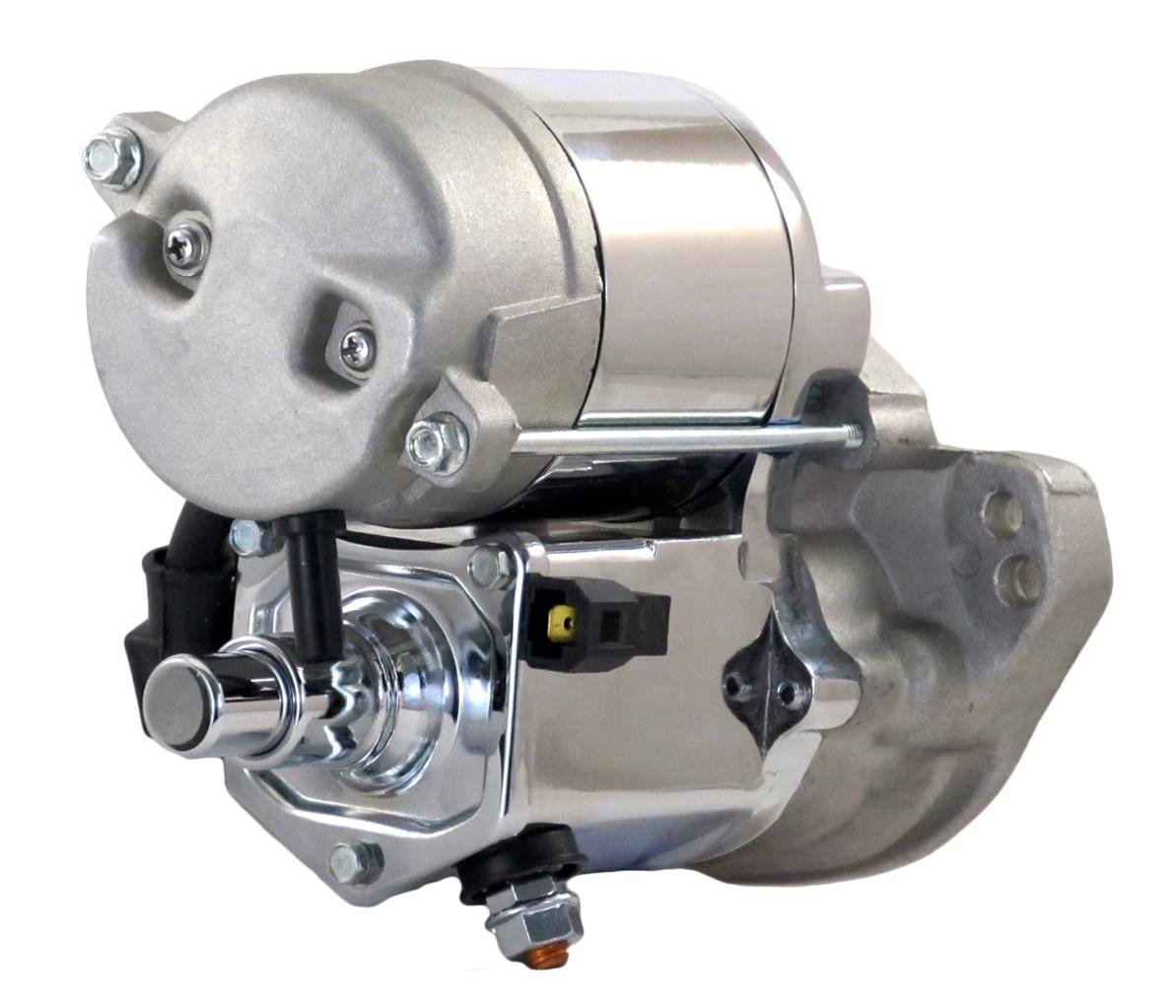 RAREELECTRICAL New 12V CW 1.4KW Starter Motor Compatible with Corsair Redhorse 1340CC Engine - 1/4-20 Jack Shaft Hole - Perfect for Marine, ATV, and Power Sports Applications