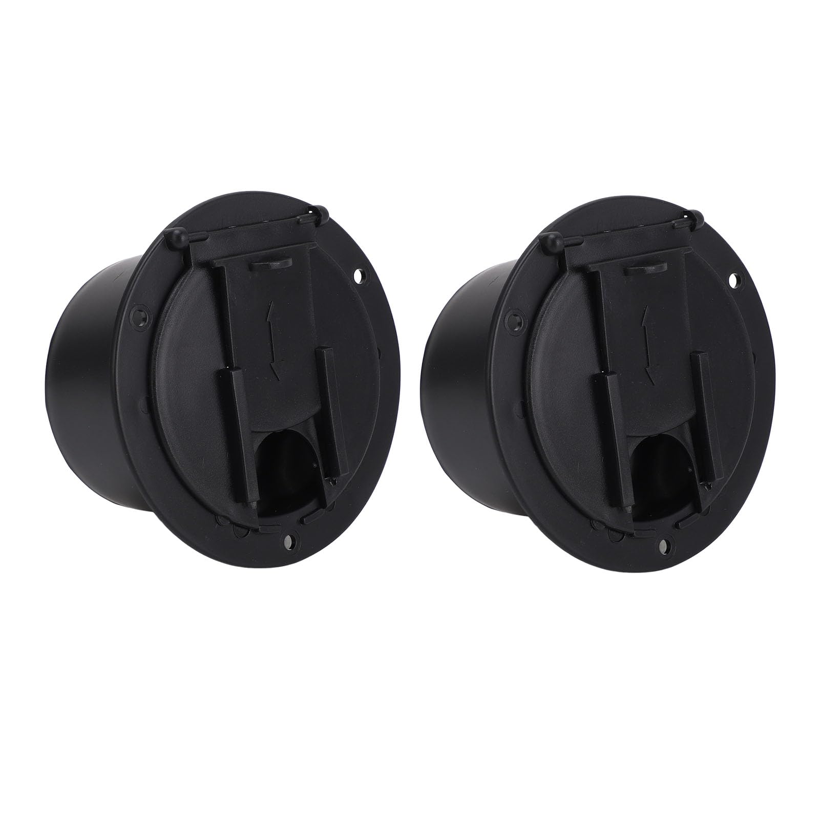 RV Electrical Cable Hatch Cover - 50 Amp Round Power Cord Access Port for RV Trailers & Campers (2-Pack) - Weatherproof Electric Hookup Solution for Outdoor Camping & RV Parks