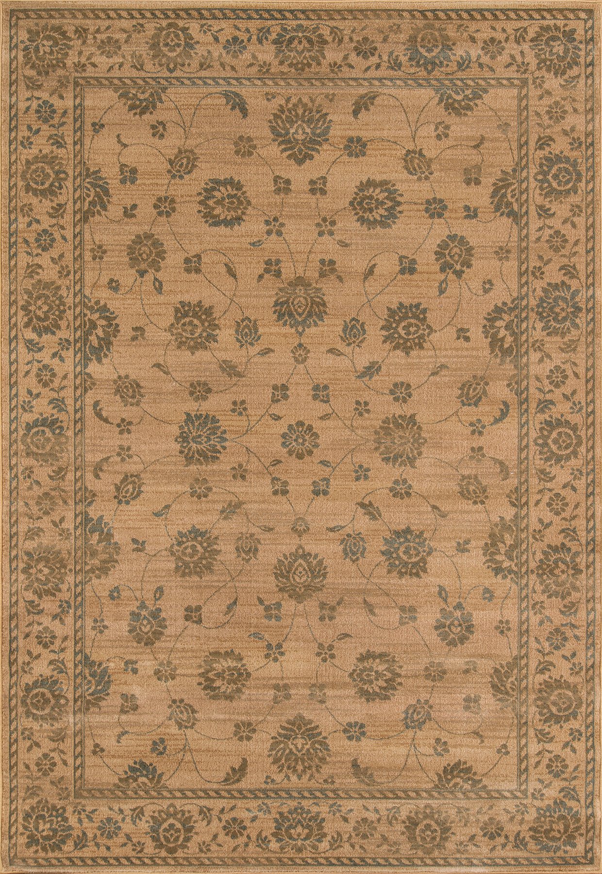 Traditional Beige Momeni Rugs Belmont Collection Area Rug 9'3