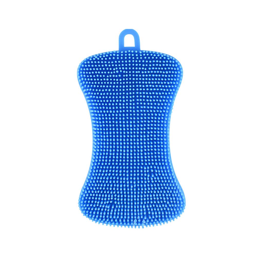 Premium Pumice Stone with Handle for Kitchen & Glass Cleaning - Blue, One Size - Perfect for Stubborn Stains on Pots, Pans, and Oven Racks