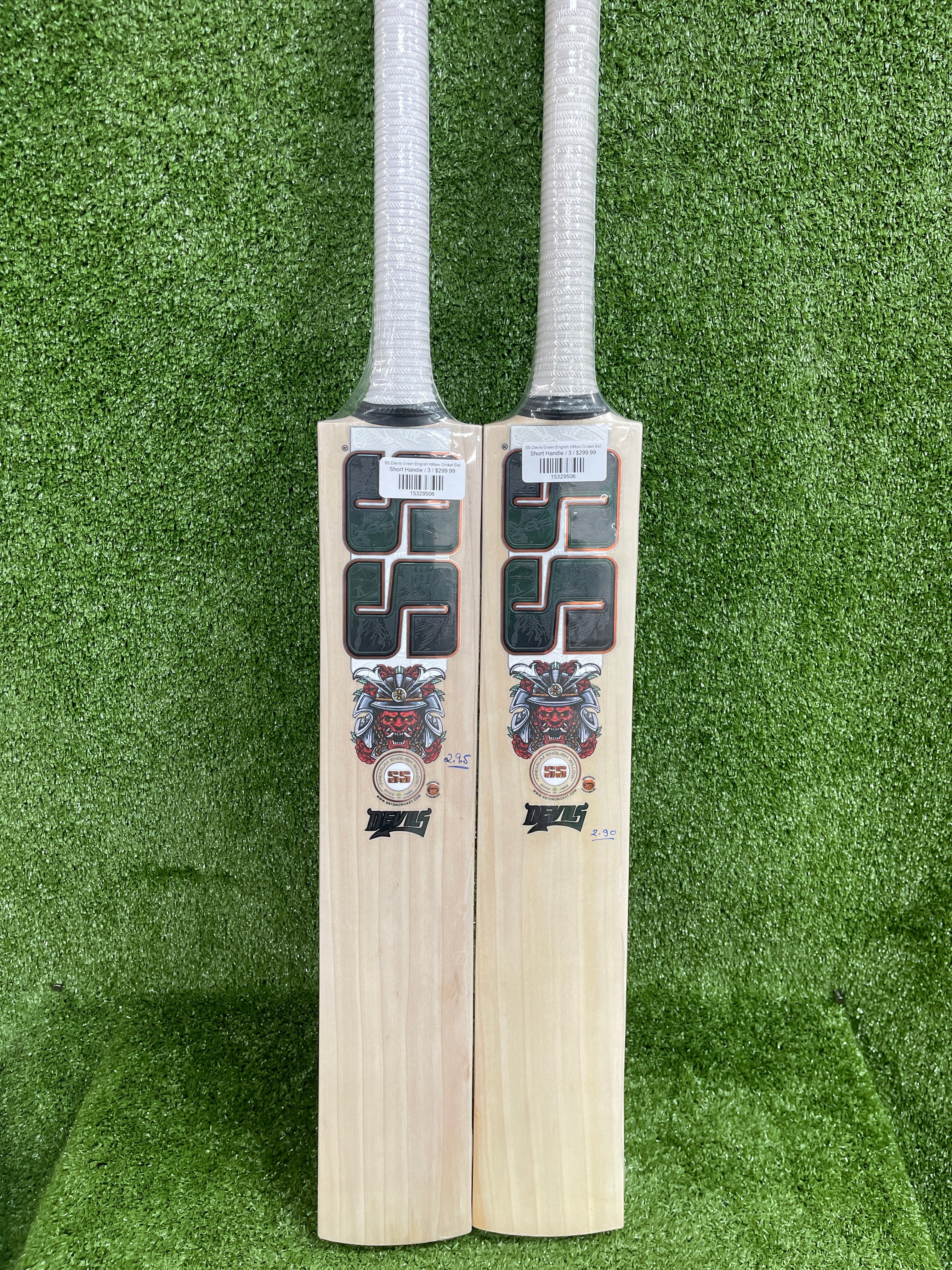 Premium SS Devils Green English Willow Cricket Bat - Professional Grade for Matches & Training | Perfect for Outdoor & Indoor Cricket Practice