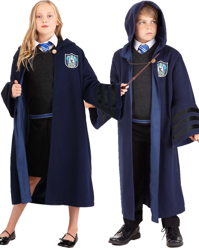 1920s Hogwarts Ravenclaw Kids Costume Robe - Official Harry Potter Halloween Costume for Boys & Girls - Perfect for Cosplay, Book Week & Themed Parties