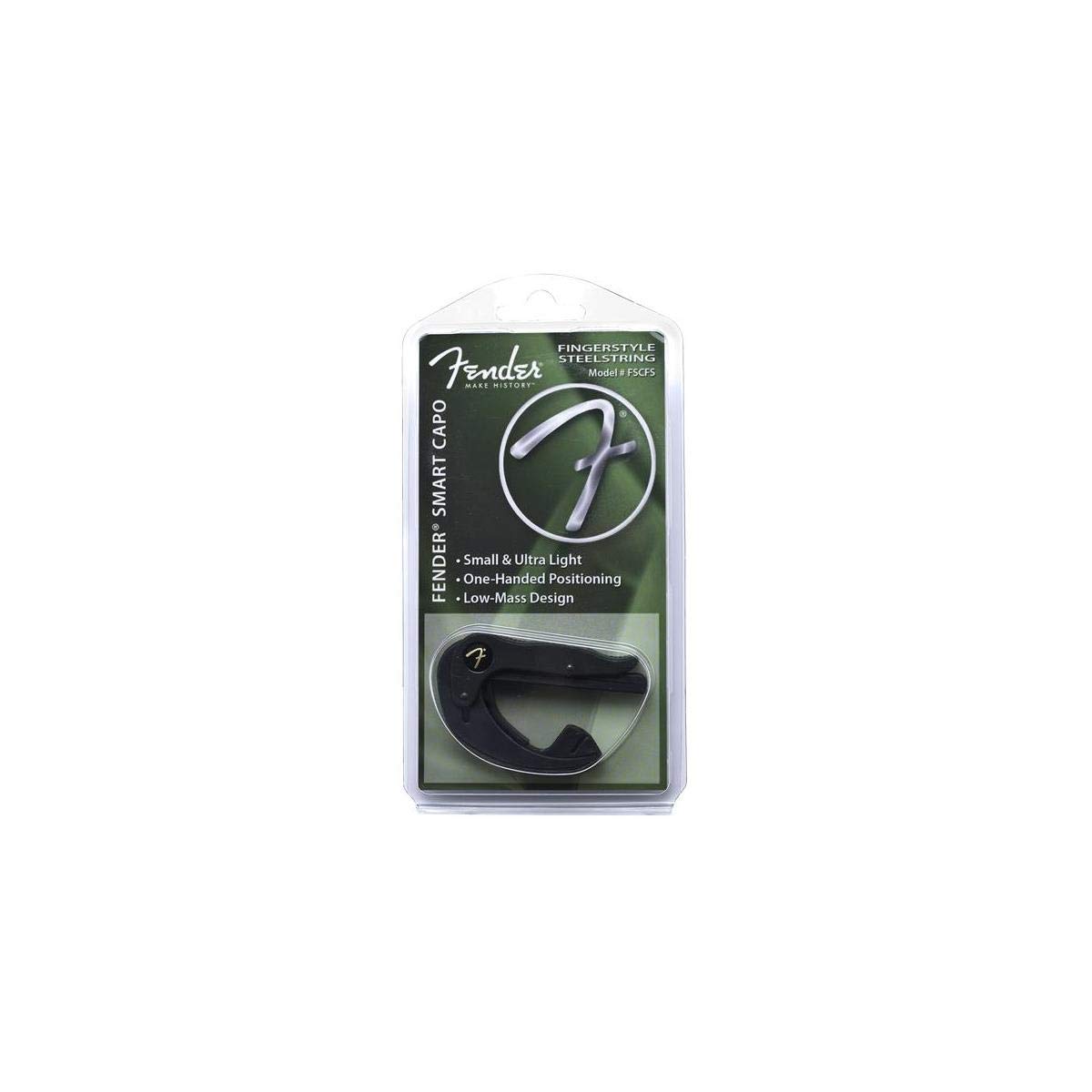Fender Smart Capo for Acoustic & Electric Guitar - Auto-Adjusting Capo for Fingerstyle & Strumming - Perfect for Live Performances, Studio Recording & Practice