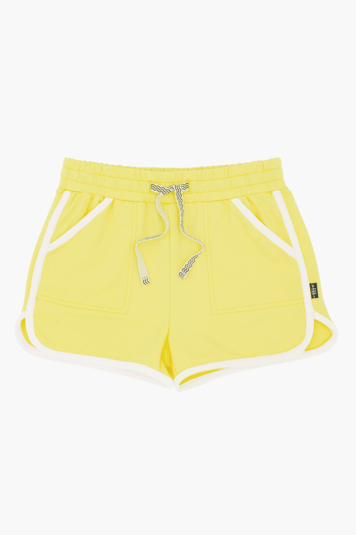 Feather 4 Arrow Daisy Girls Shorts - Banana Yellow | Cute Summer Shorts for Toddler Girls | Perfect for Playdates, Beach & Outdoor Activities