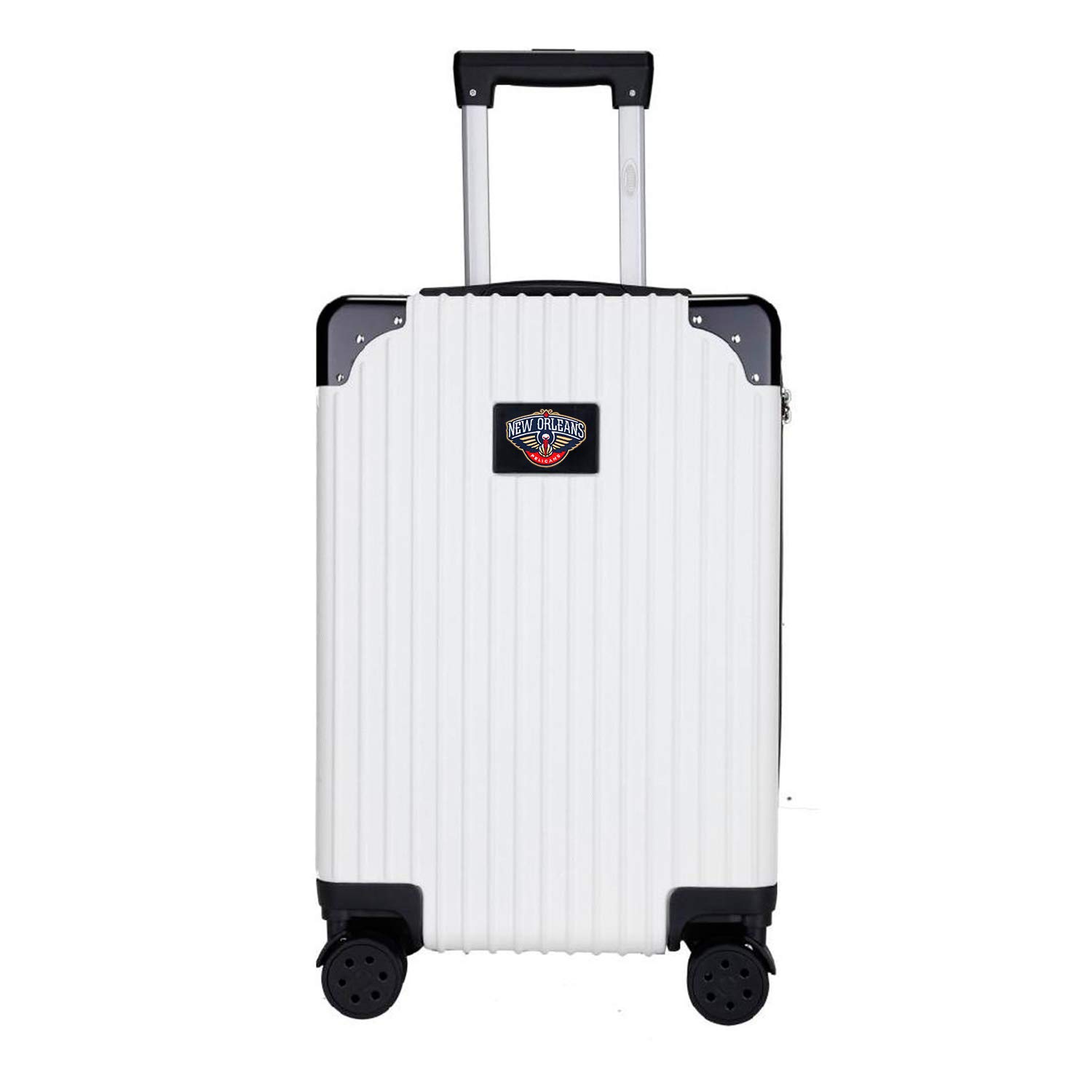 NCAA Two-Tone Premium Carry-On Hardcase Luggage Spinner Suitcase - Lightweight Durable Travel Luggage for Business Trips & Vacations