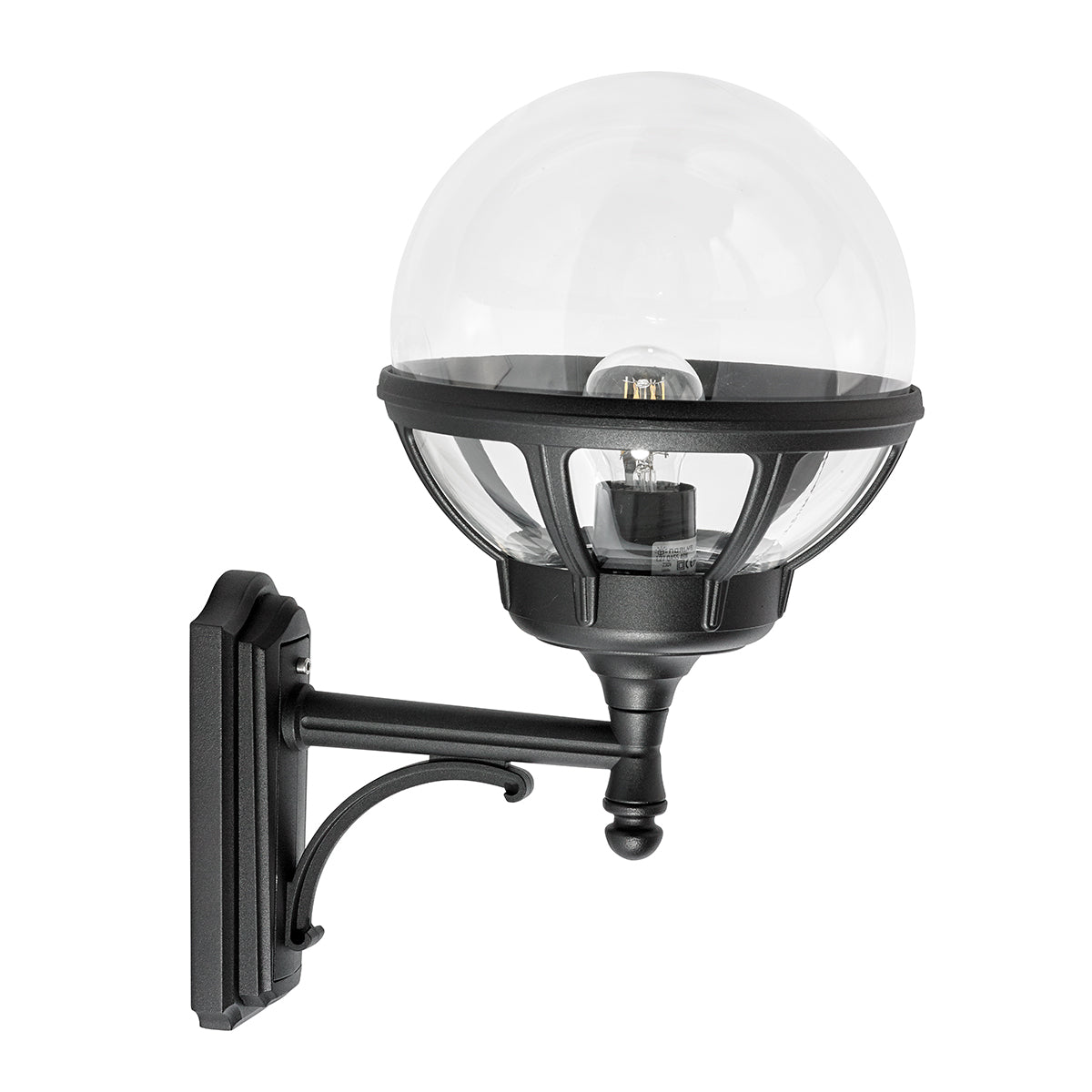Modern 1-Light Wall Sconce - Adjustable LED Wall Lamp for Bedroom, Living Room & Hallway - Energy Efficient Indoor Lighting Fixture (Bologna Style)
