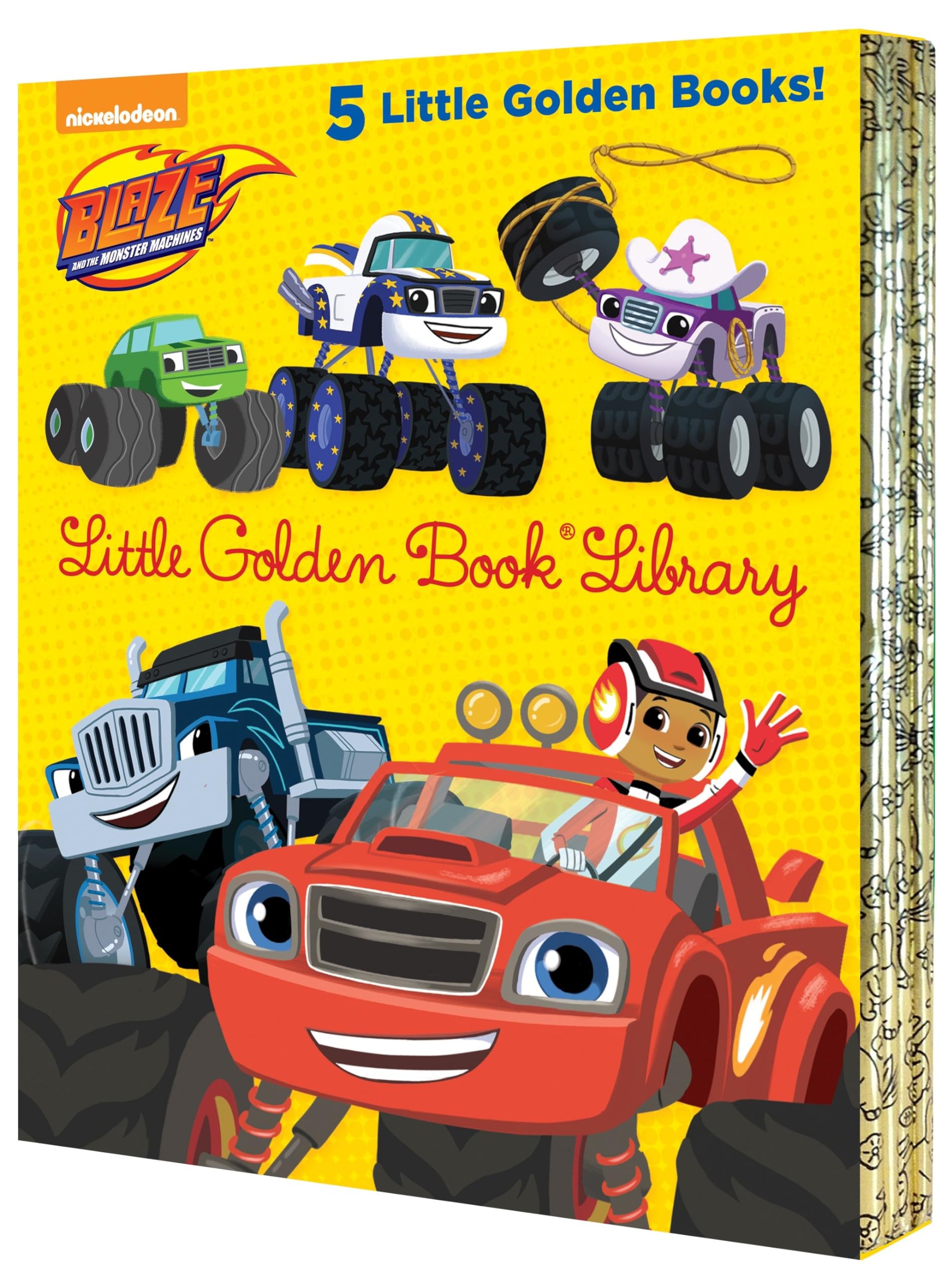 Blaze & Monster Machines 5 Little Golden Books - Kids Storytime Fun