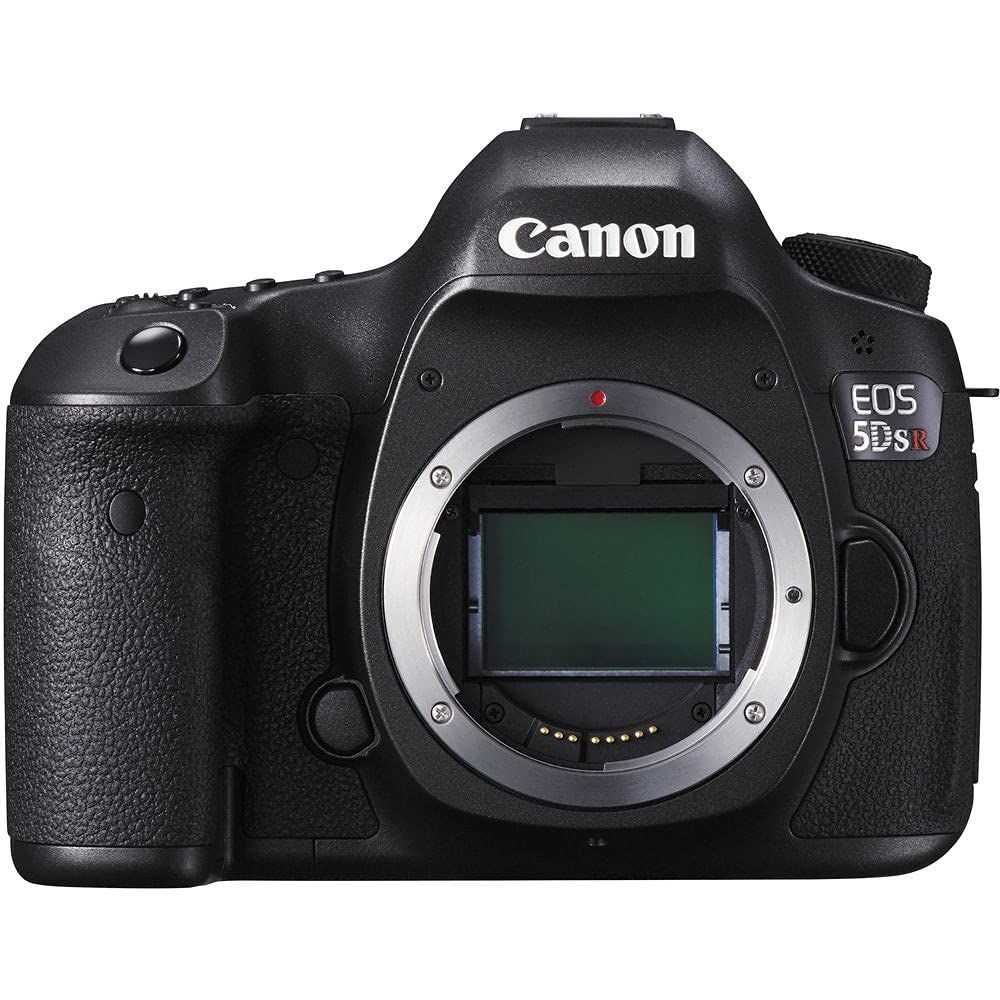 Canon EOS 5DS R 50.6MP Full Frame DSLR Camera Body (Renewed) with 64GB SD Card, Card Reader, Protective Case & Tripod - Professional Digital Camera for Photography, Vlogging, YouTube Content Creation - Ideal for Portrait Shoots, Wedding Photography, Landscape Photography, Travel Blogging, Social Media Influencers & Outdoor Adventure Enthusiasts - Perfect for Studio, Events, Nature Exploration & Travel Documentation